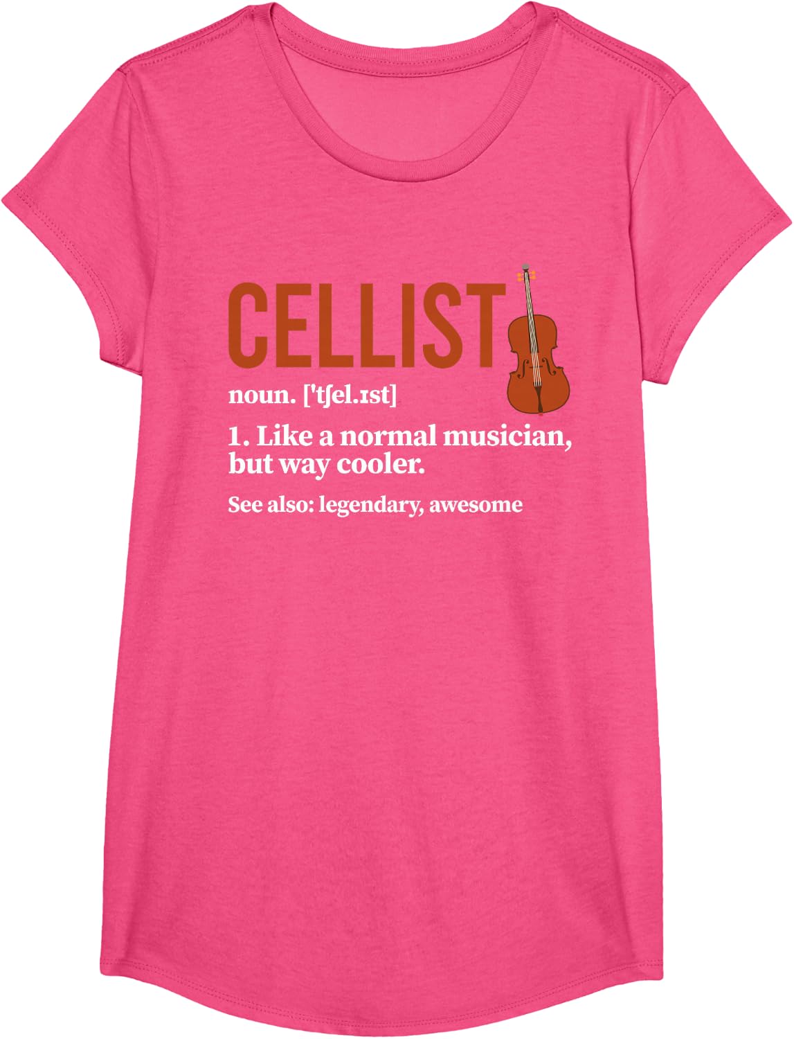 Cellist Definition Cello Player Cello Lover T-Shirt