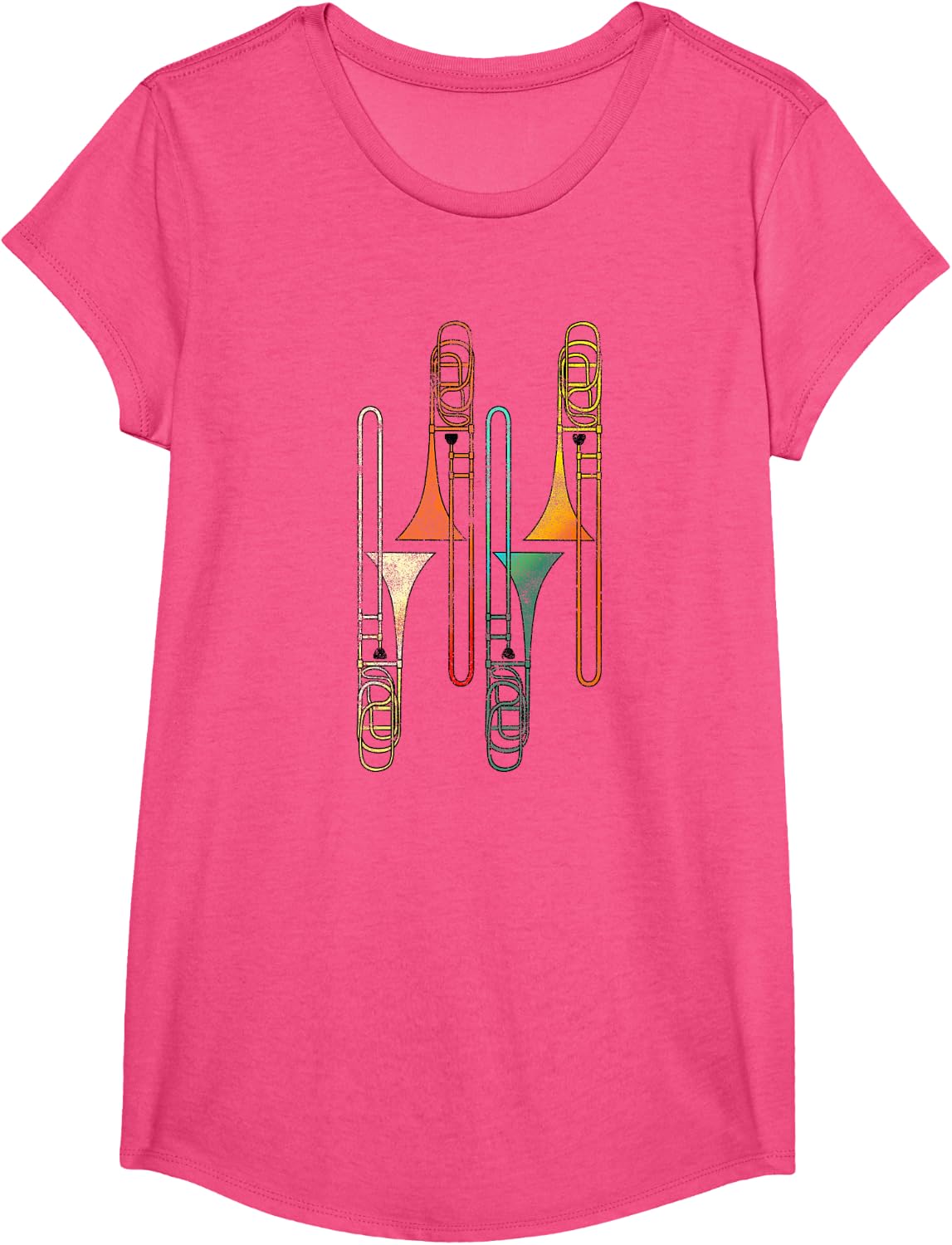 Retro Trombone - Jazz T-Shirt
