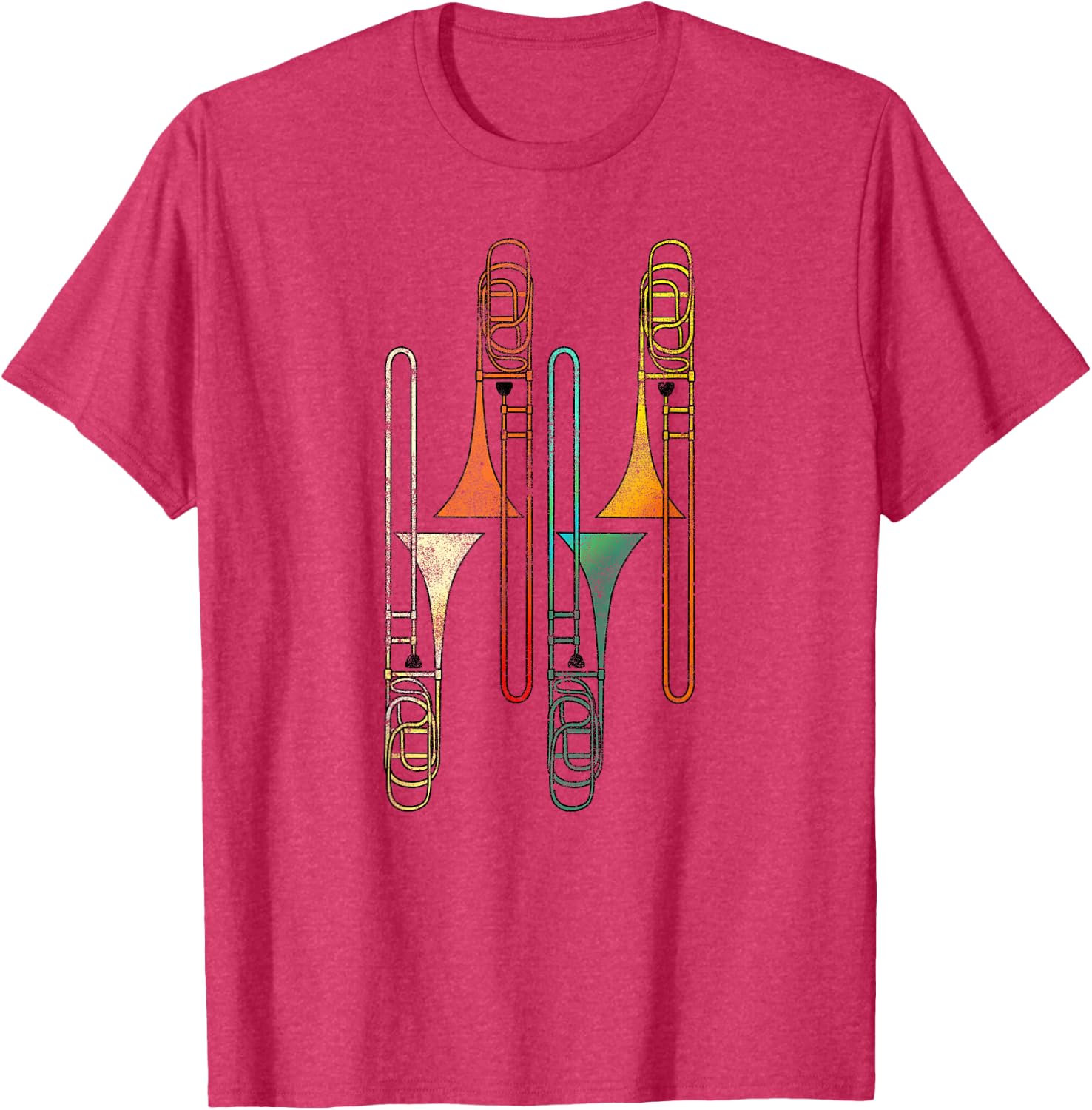 Retro Trombone - Jazz T-Shirt