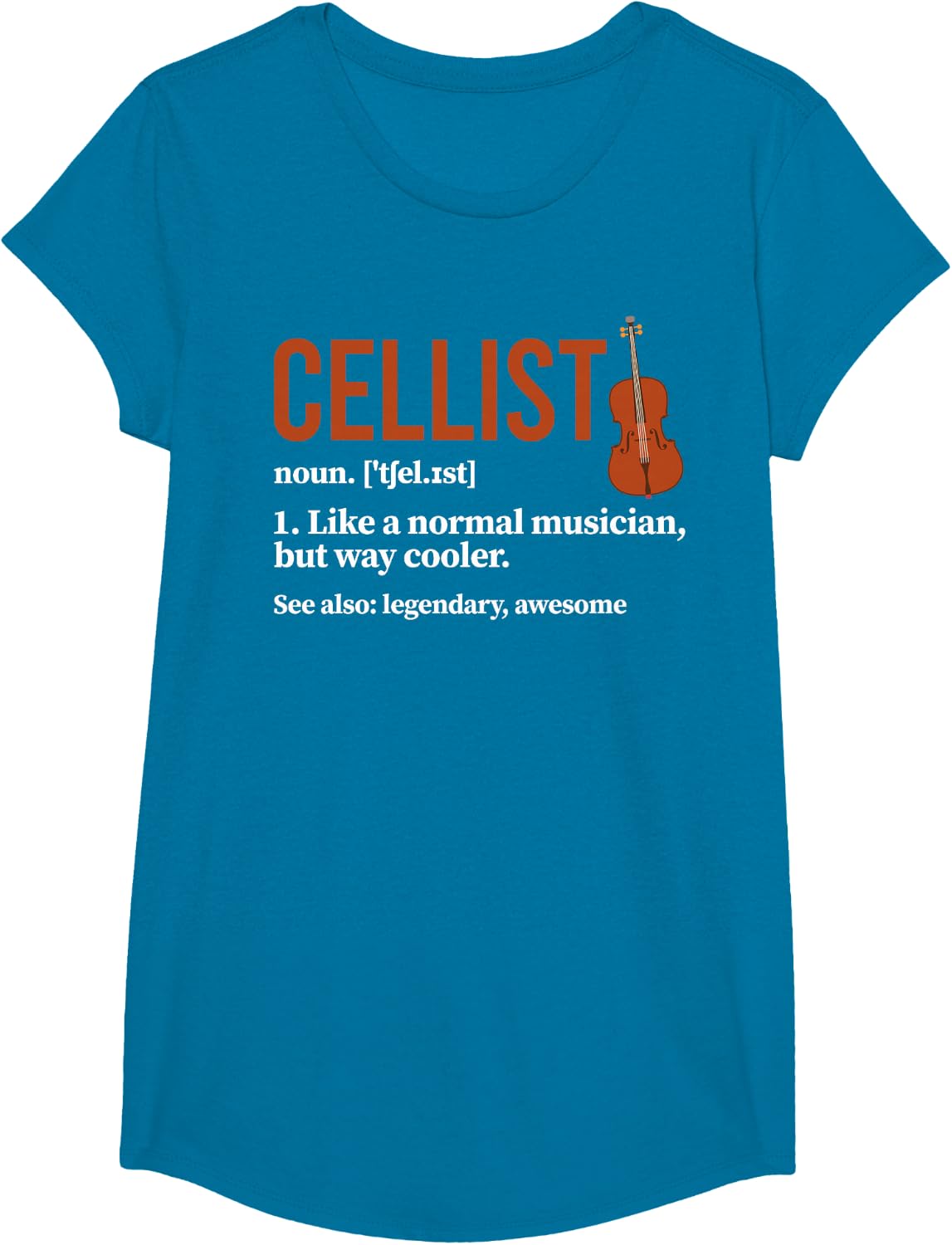 Cellist Definition Cello Player Cello Lover T-Shirt