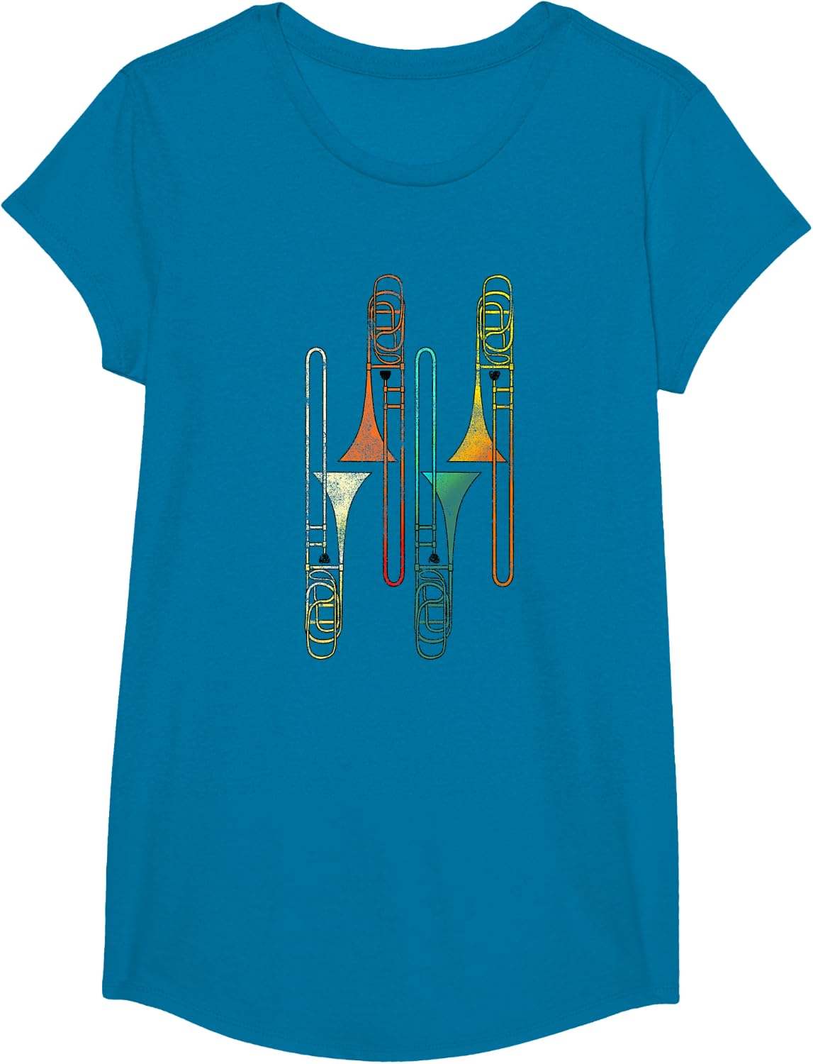 Retro Trombone - Jazz T-Shirt