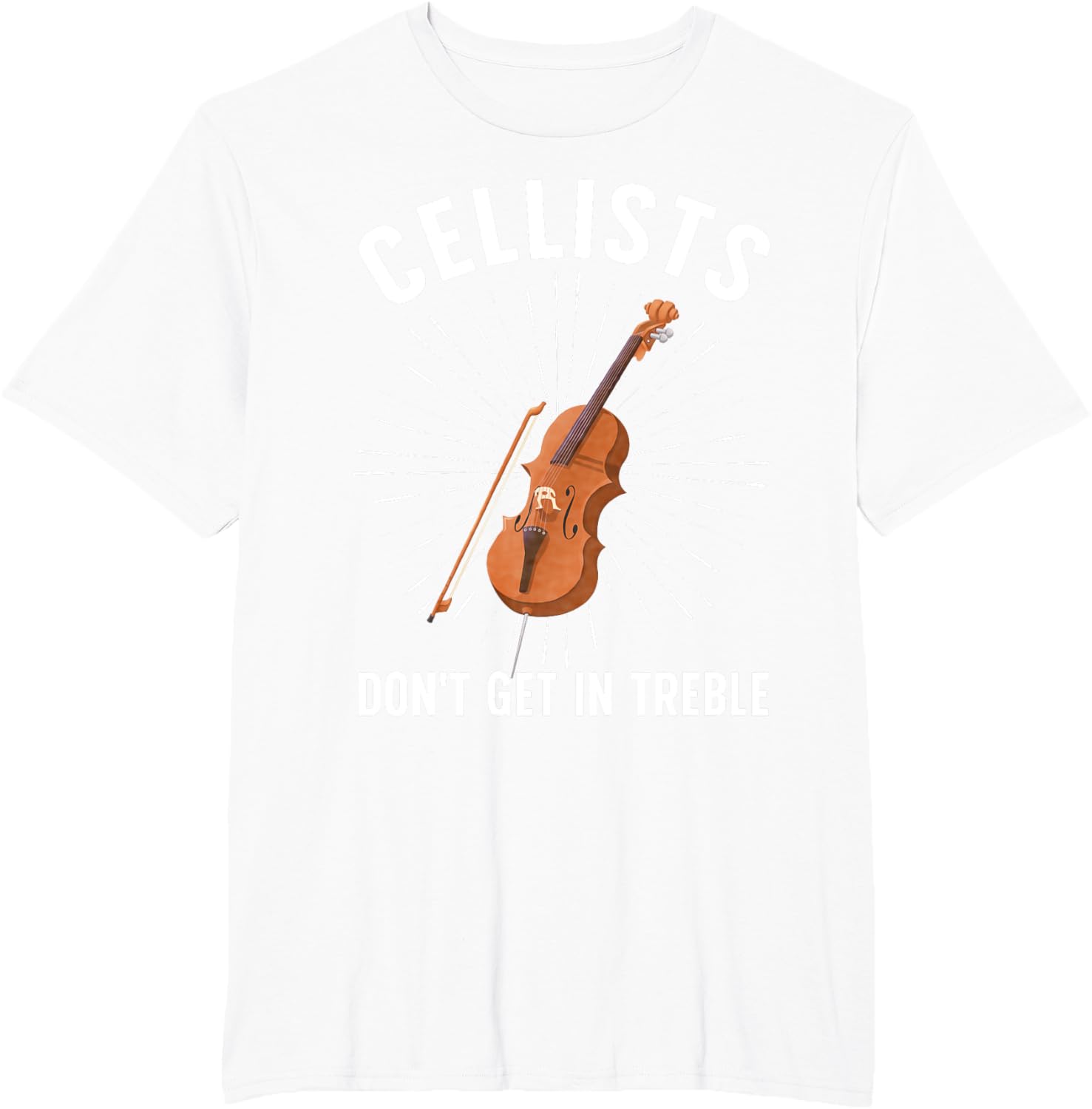 Best Cello Player Art for Men Women Kids Cello Lover Cellist T-Shirt