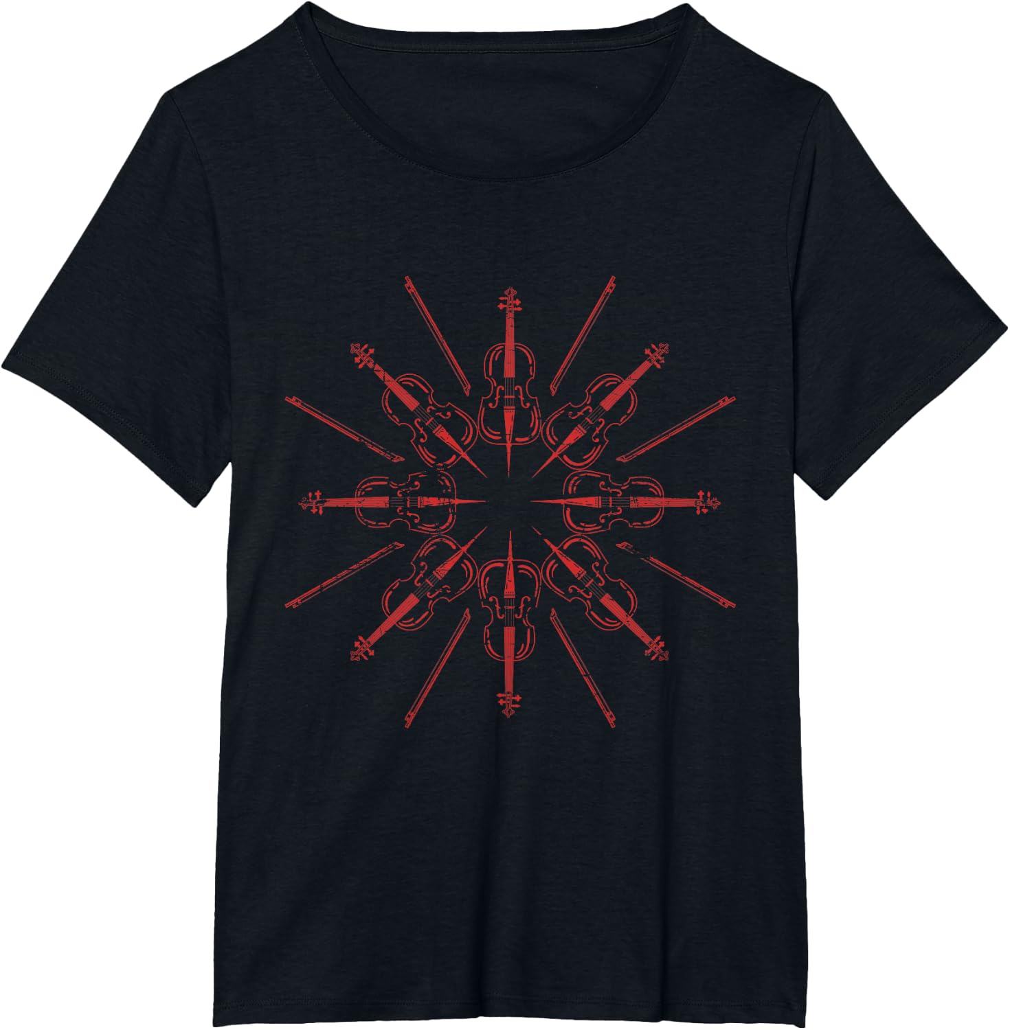 Cellists Music Gift Christmas Snowflake Cello T-Shirt