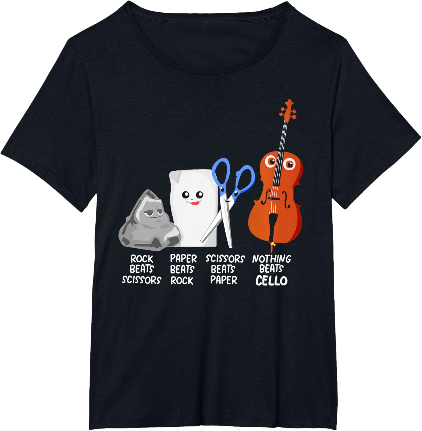 Nothing Beats Cello Quote Shirt Funny Cellist Gift Kids T-Shirt