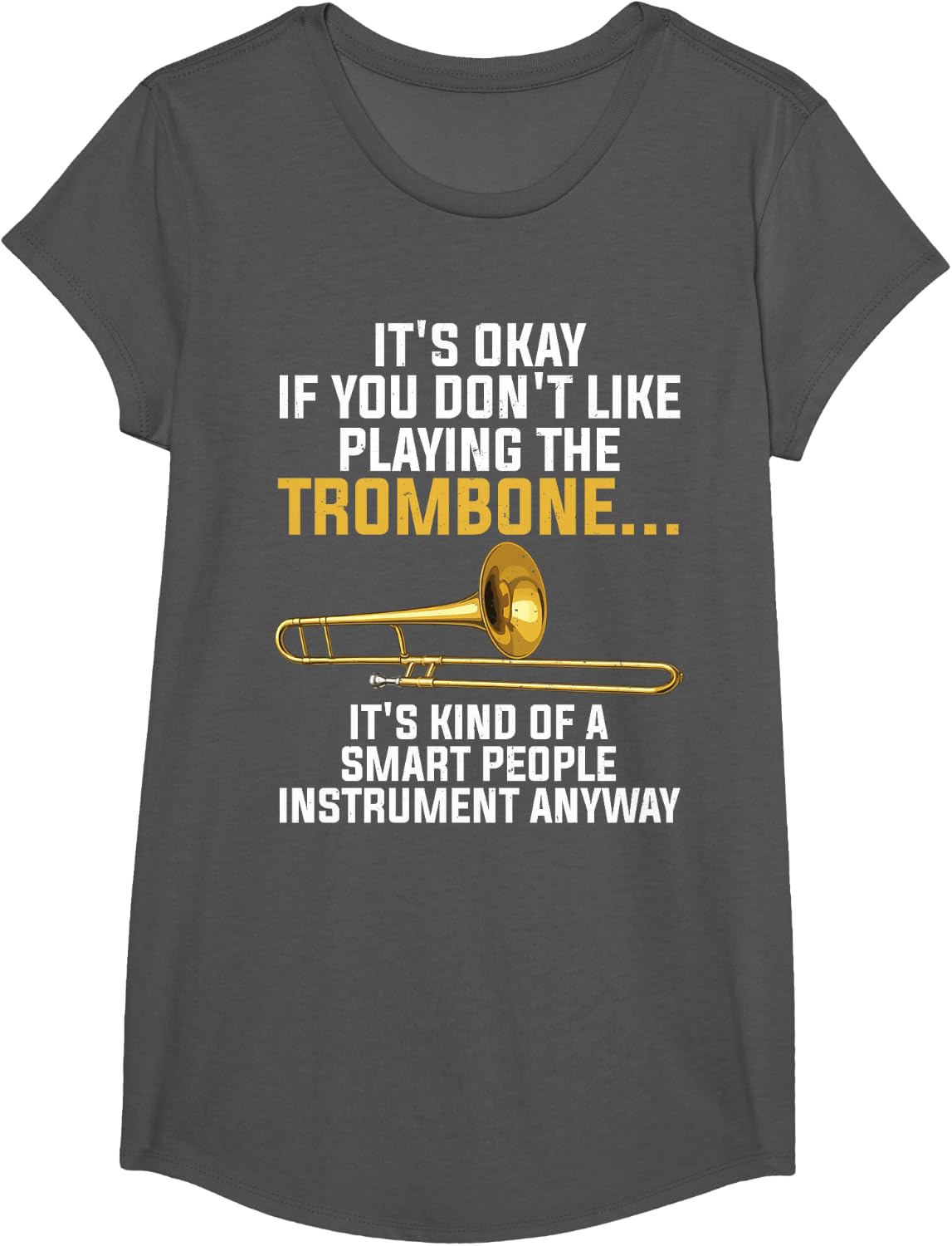 Funny Trombone Art for Men Women Kids Jazz Trombone Player T-Shirt