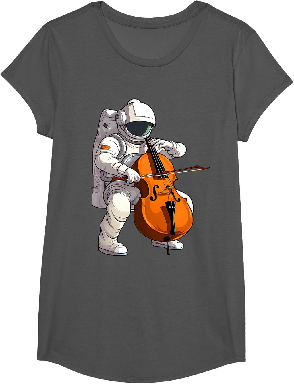 Cool Cello Art Cellist Music Cello Player Astronaut Design T-Shirt