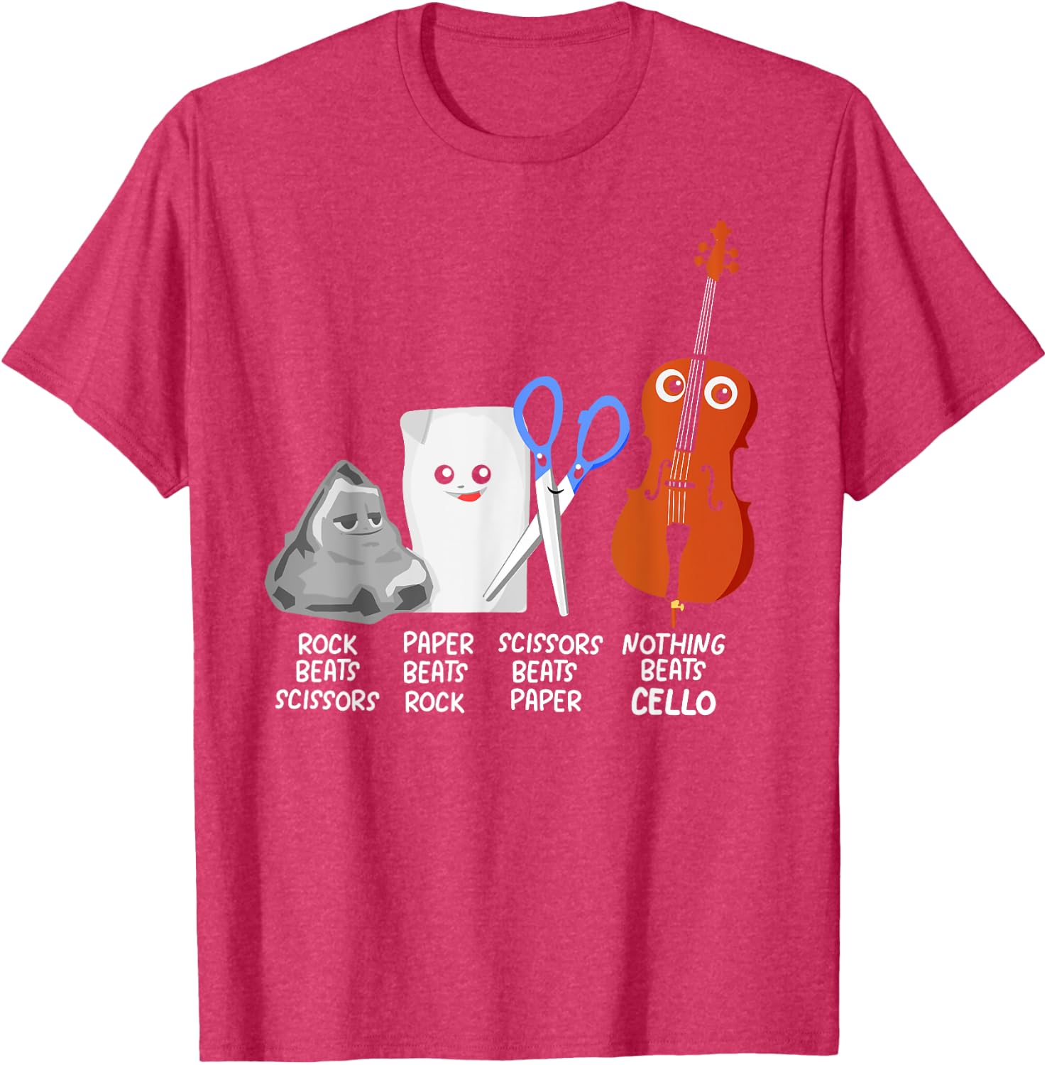 Nothing Beats Cello Quote Shirt Funny Cellist Gift Kids T-Shirt