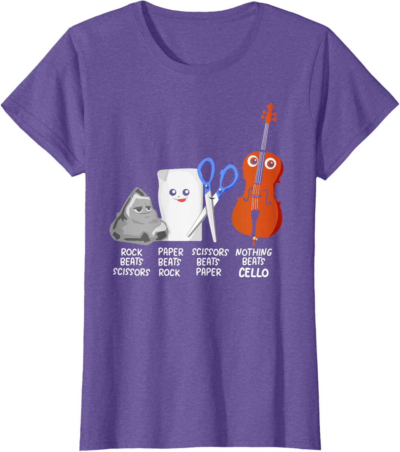 Nothing Beats Cello Quote Shirt Funny Cellist Gift Kids T-Shirt