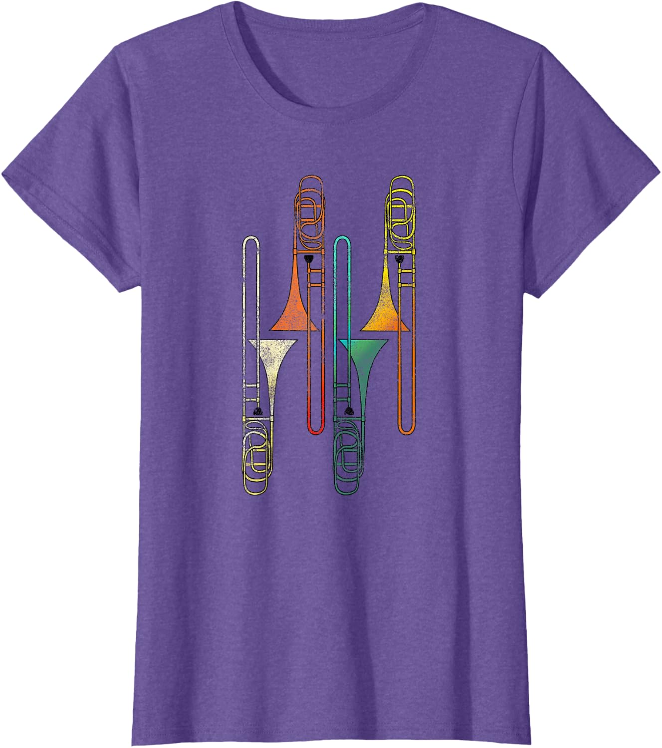 Retro Trombone - Jazz T-Shirt