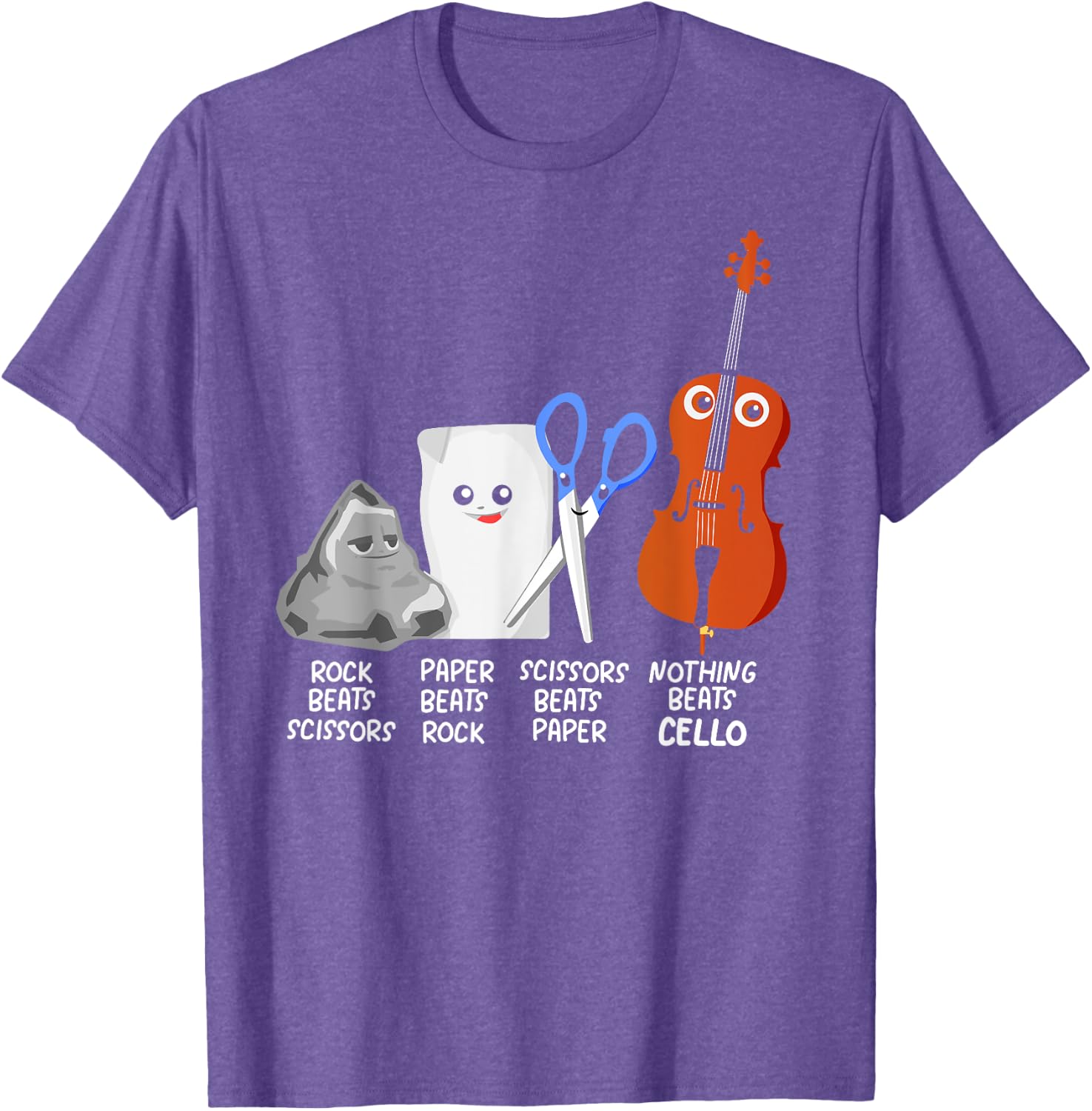 Nothing Beats Cello Quote Shirt Funny Cellist Gift Kids T-Shirt