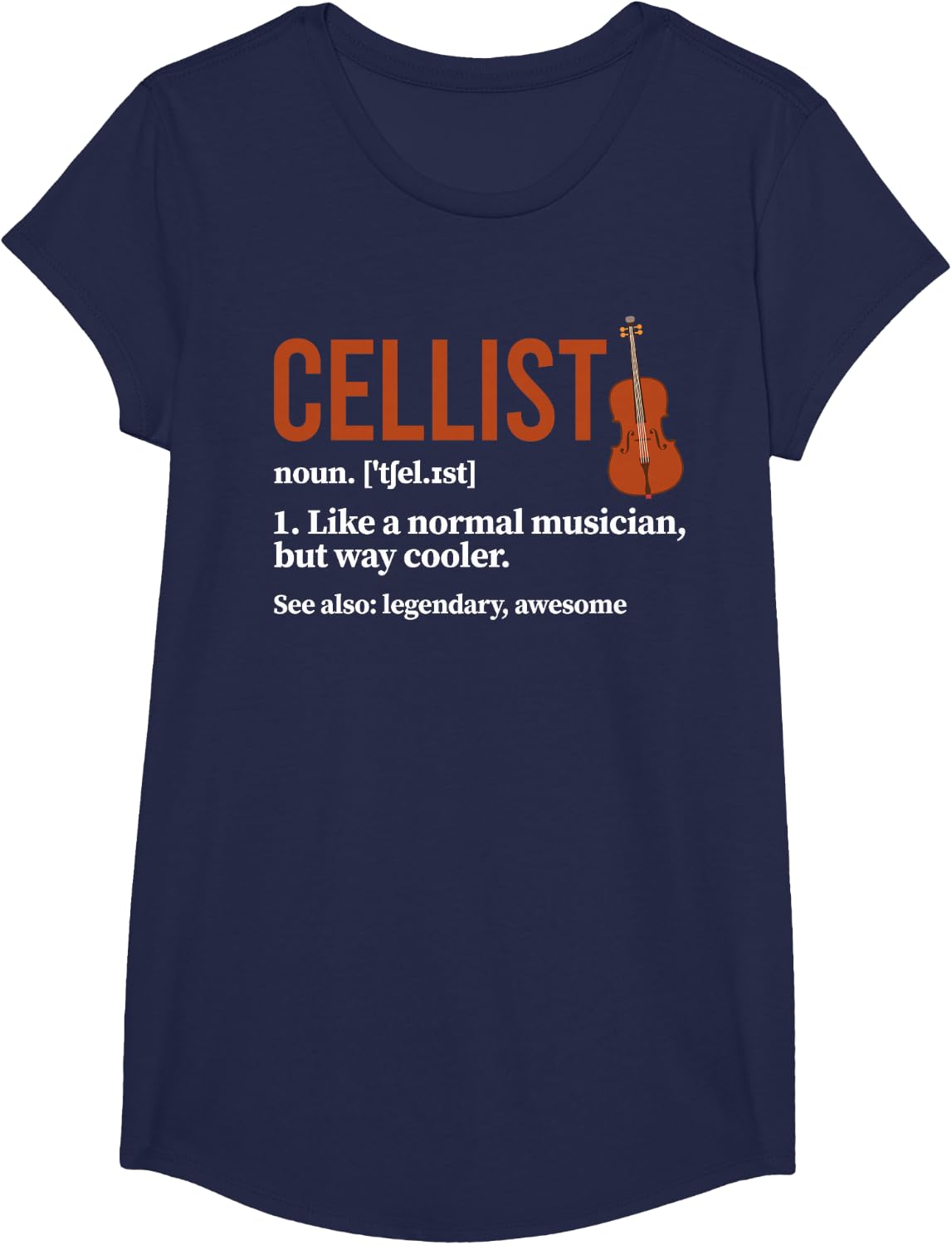 Cellist Definition Cello Player Cello Lover T-Shirt