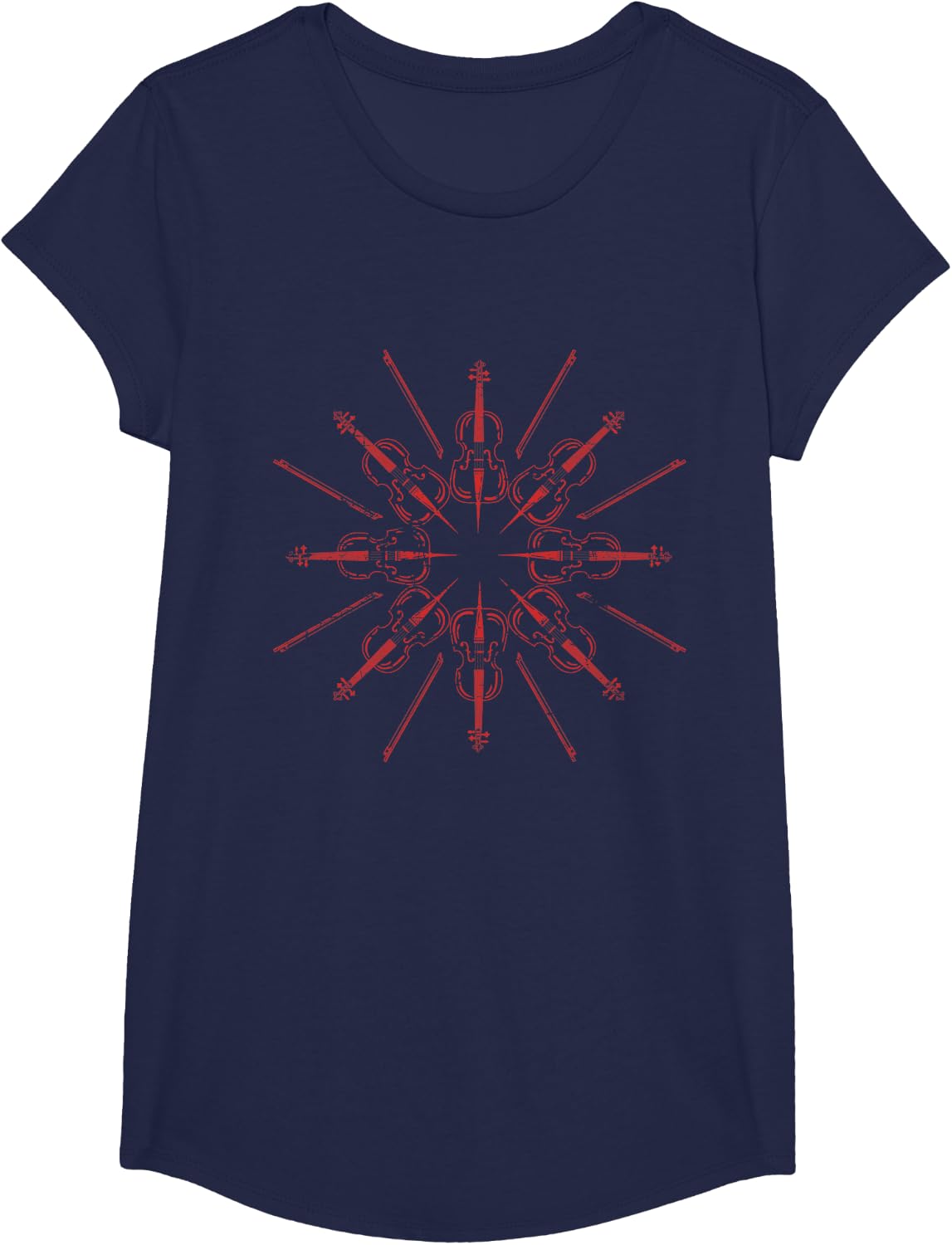 Cellists Music Gift Christmas Snowflake Cello T-Shirt