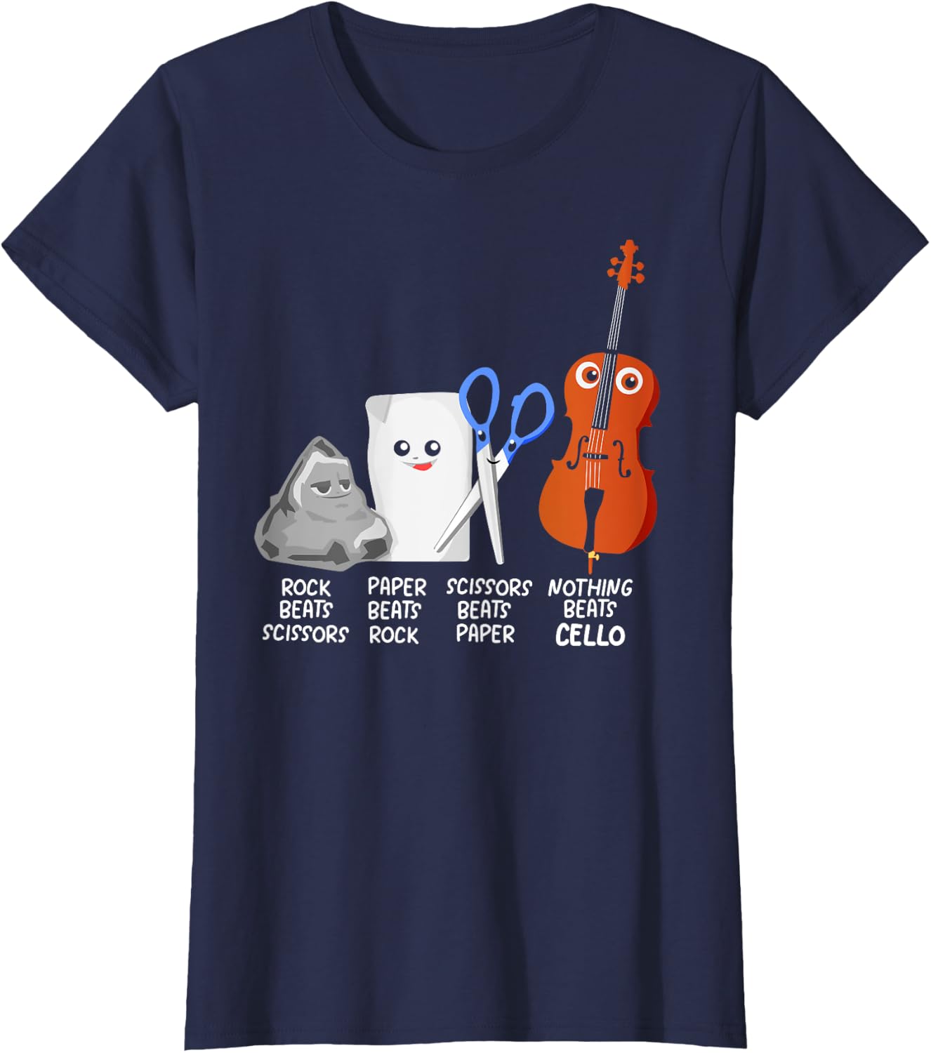 Nothing Beats Cello Quote Shirt Funny Cellist Gift Kids T-Shirt