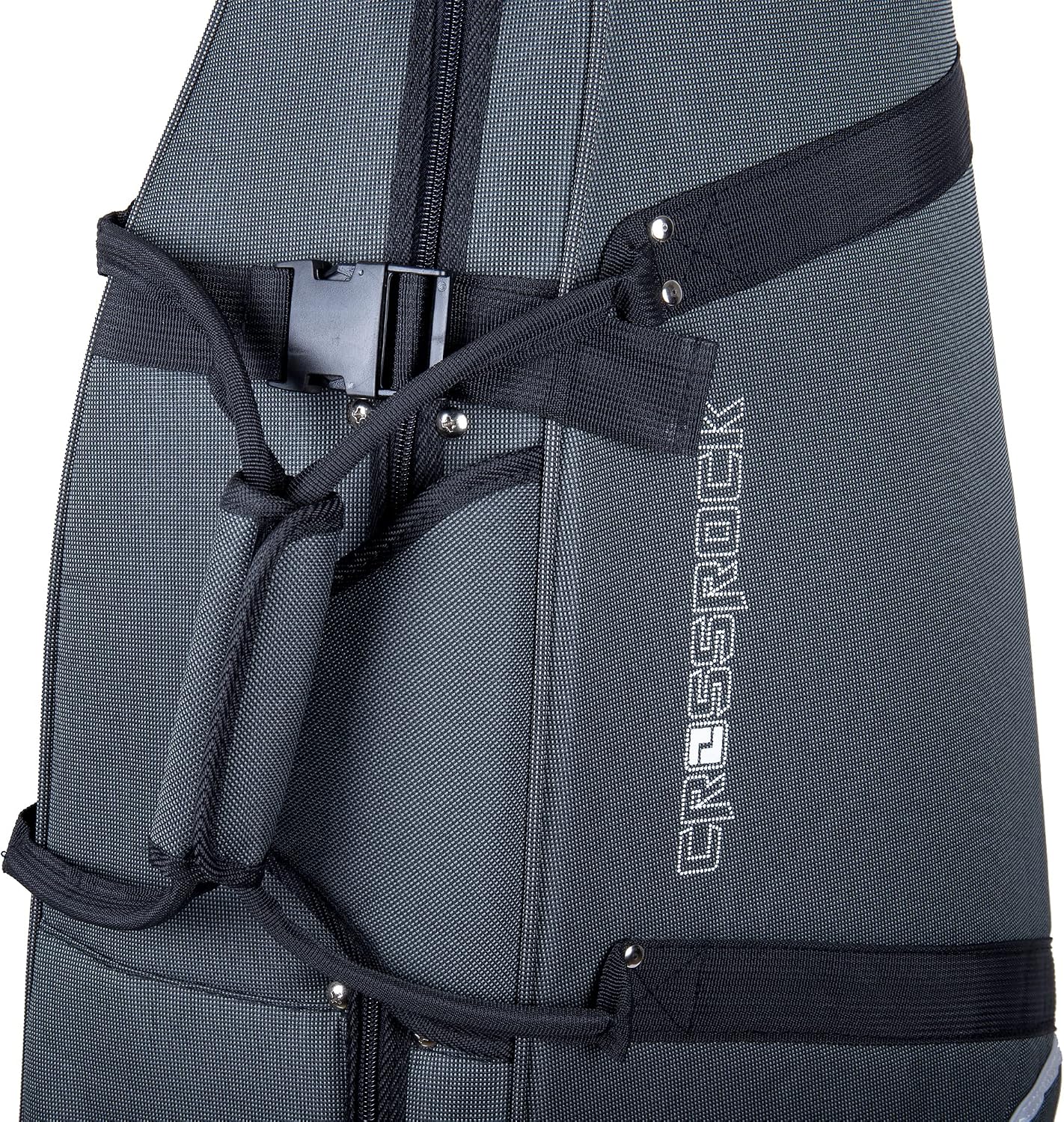 Crossrock Lightweight Cello Case for 4/4 Full Size Cello with Dense Foam in Grey (CRP200CEFGY)