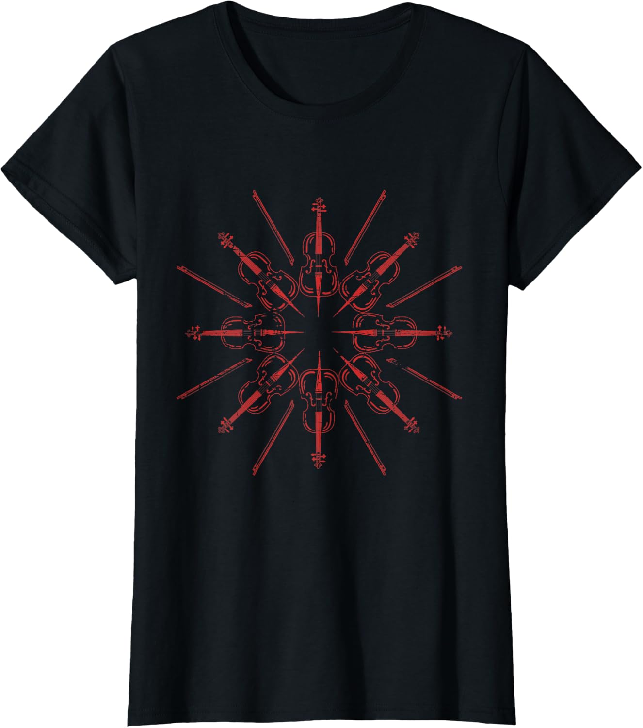 Cellists Music Gift Christmas Snowflake Cello T-Shirt