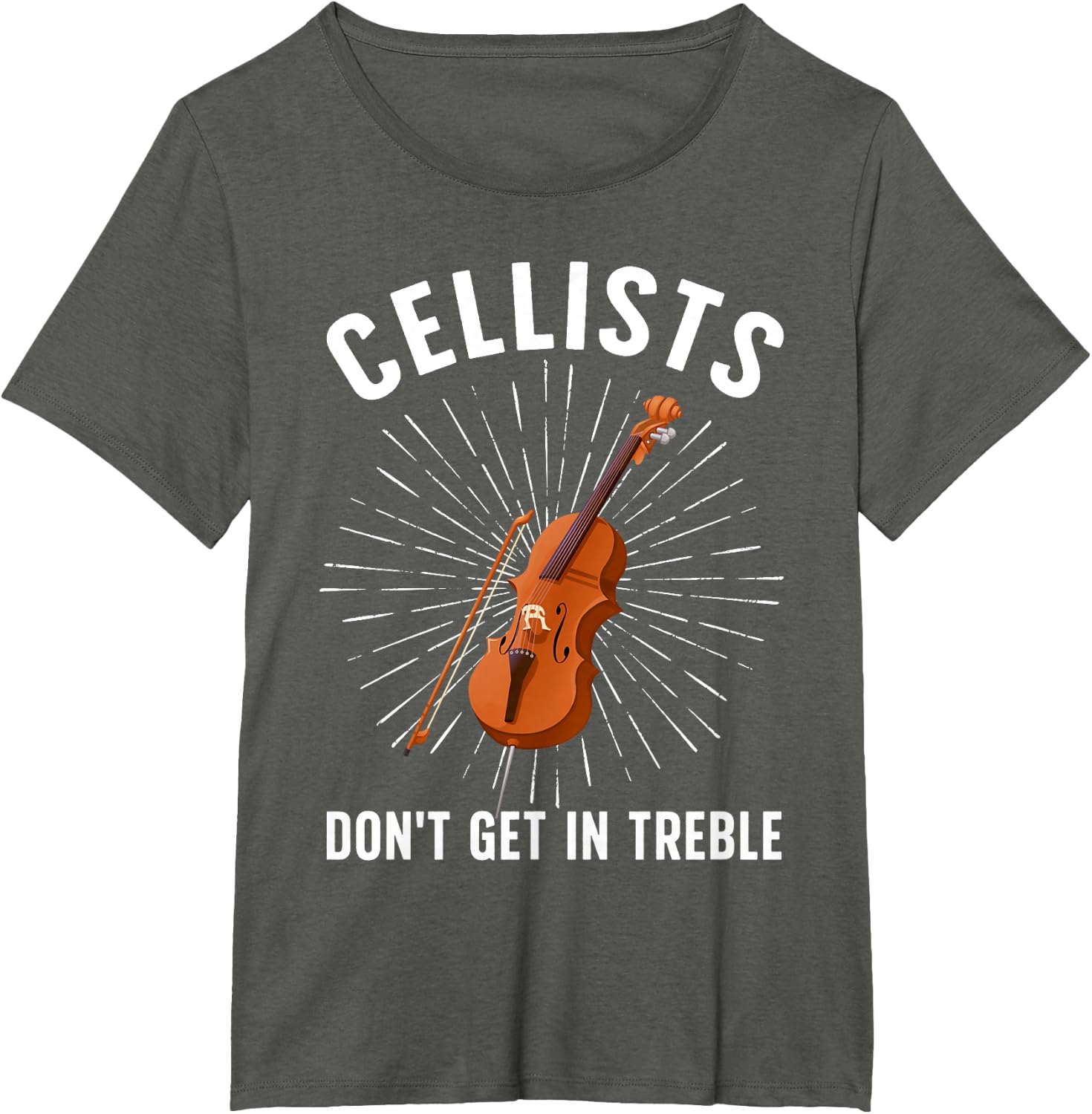 Best Cello Player Art for Men Women Kids Cello Lover Cellist T-Shirt