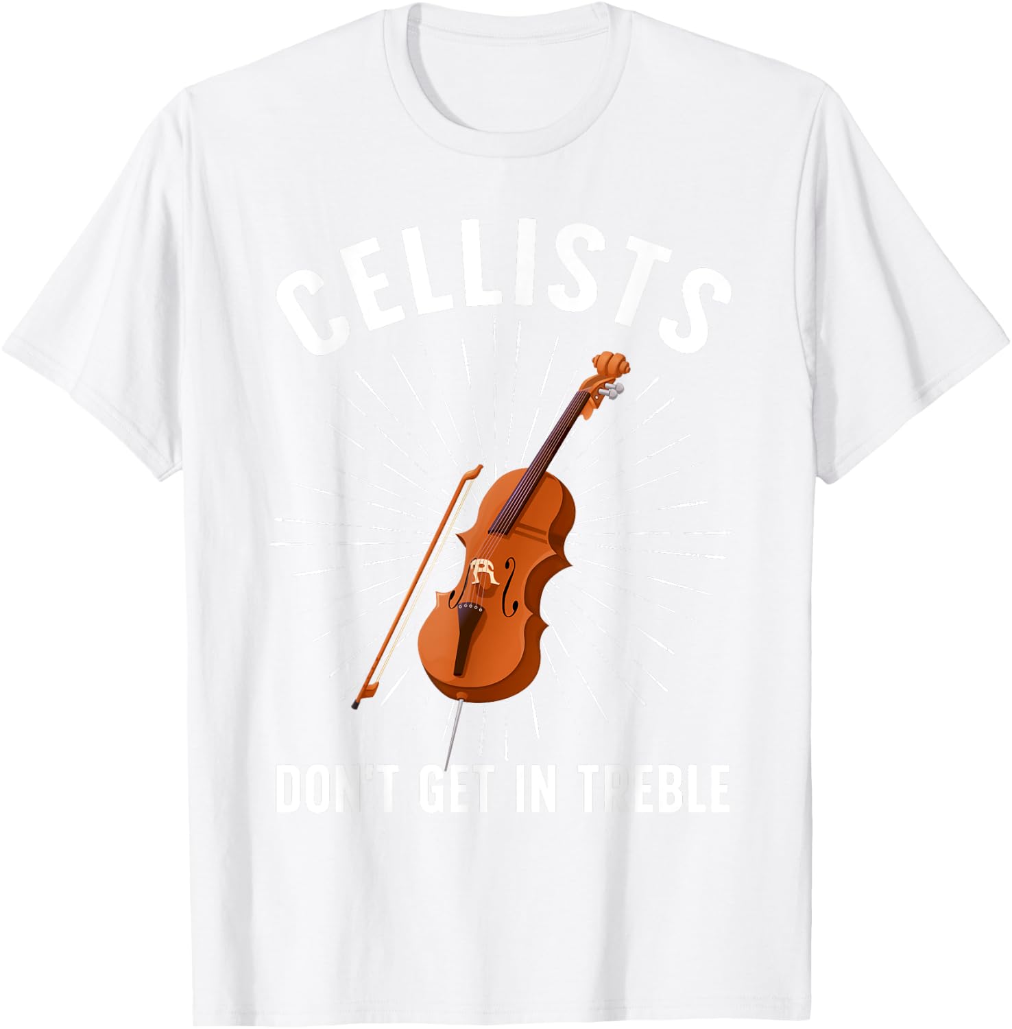 Best Cello Player Art for Men Women Kids Cello Lover Cellist T-Shirt