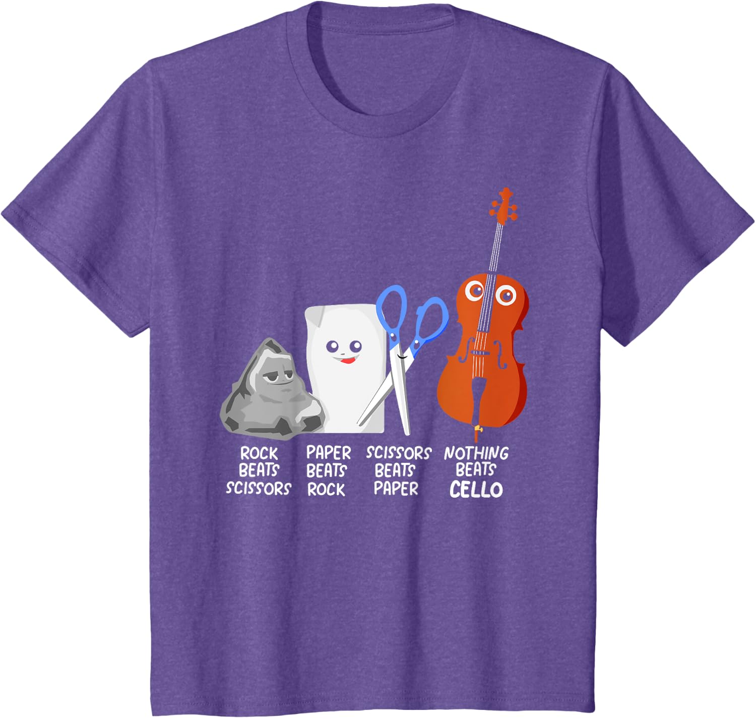 Nothing Beats Cello Quote Shirt Funny Cellist Gift Kids T-Shirt