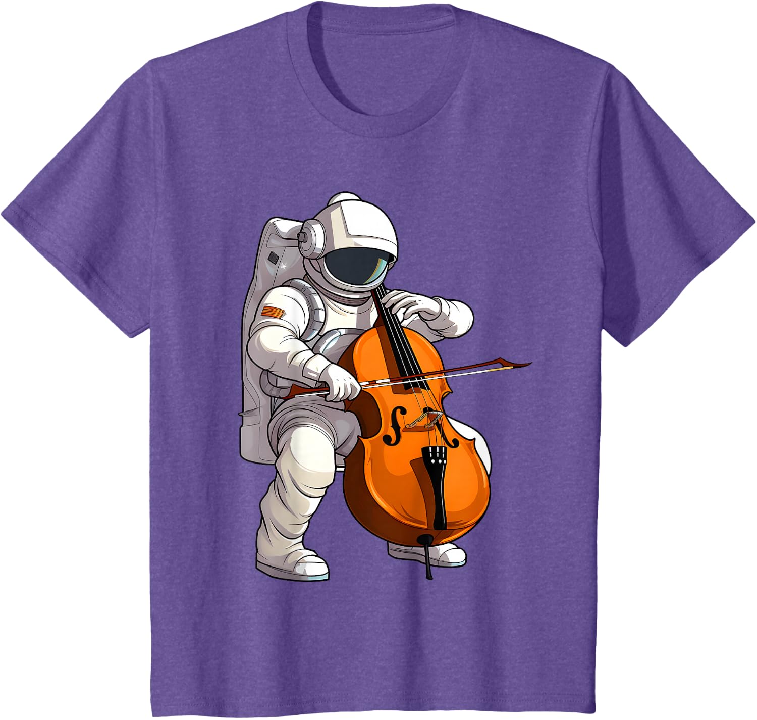 Cool Cello Art Cellist Music Cello Player Astronaut Design T-Shirt