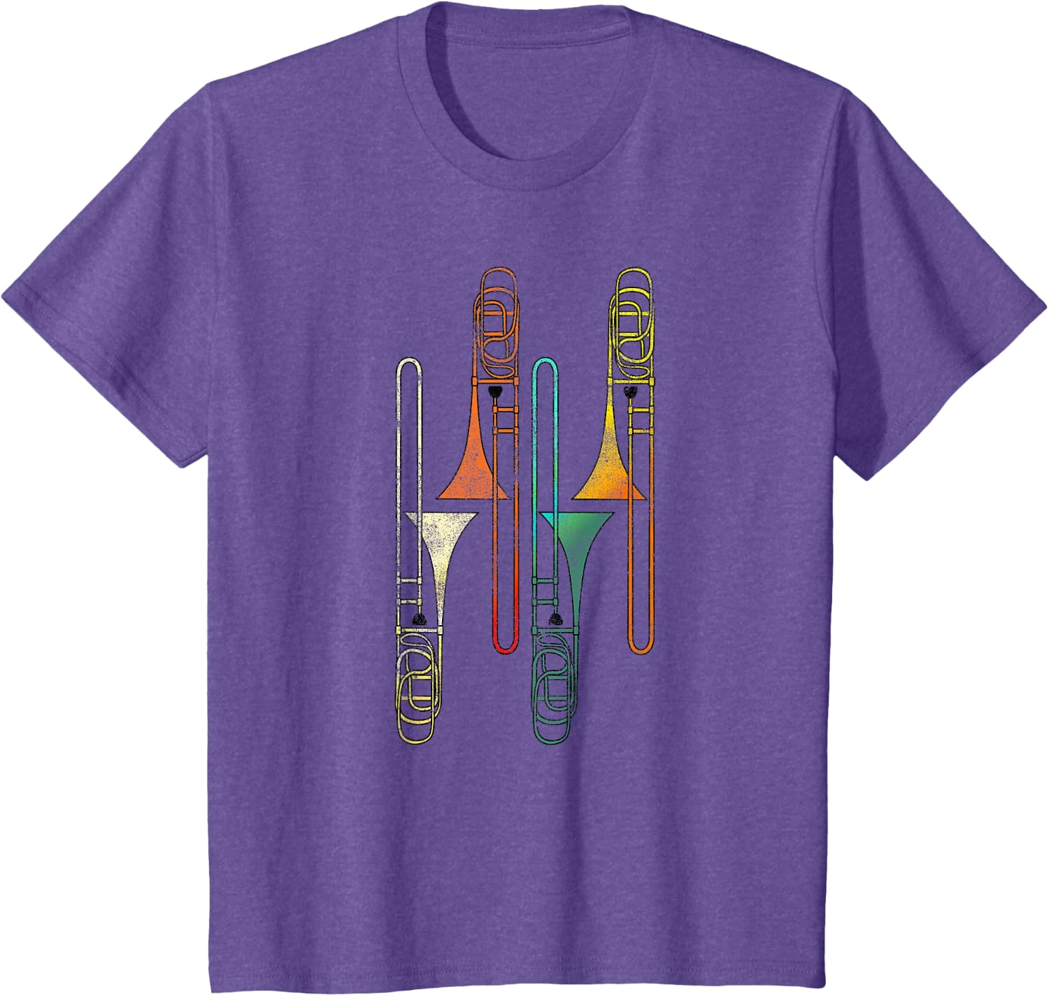 Retro Trombone - Jazz T-Shirt