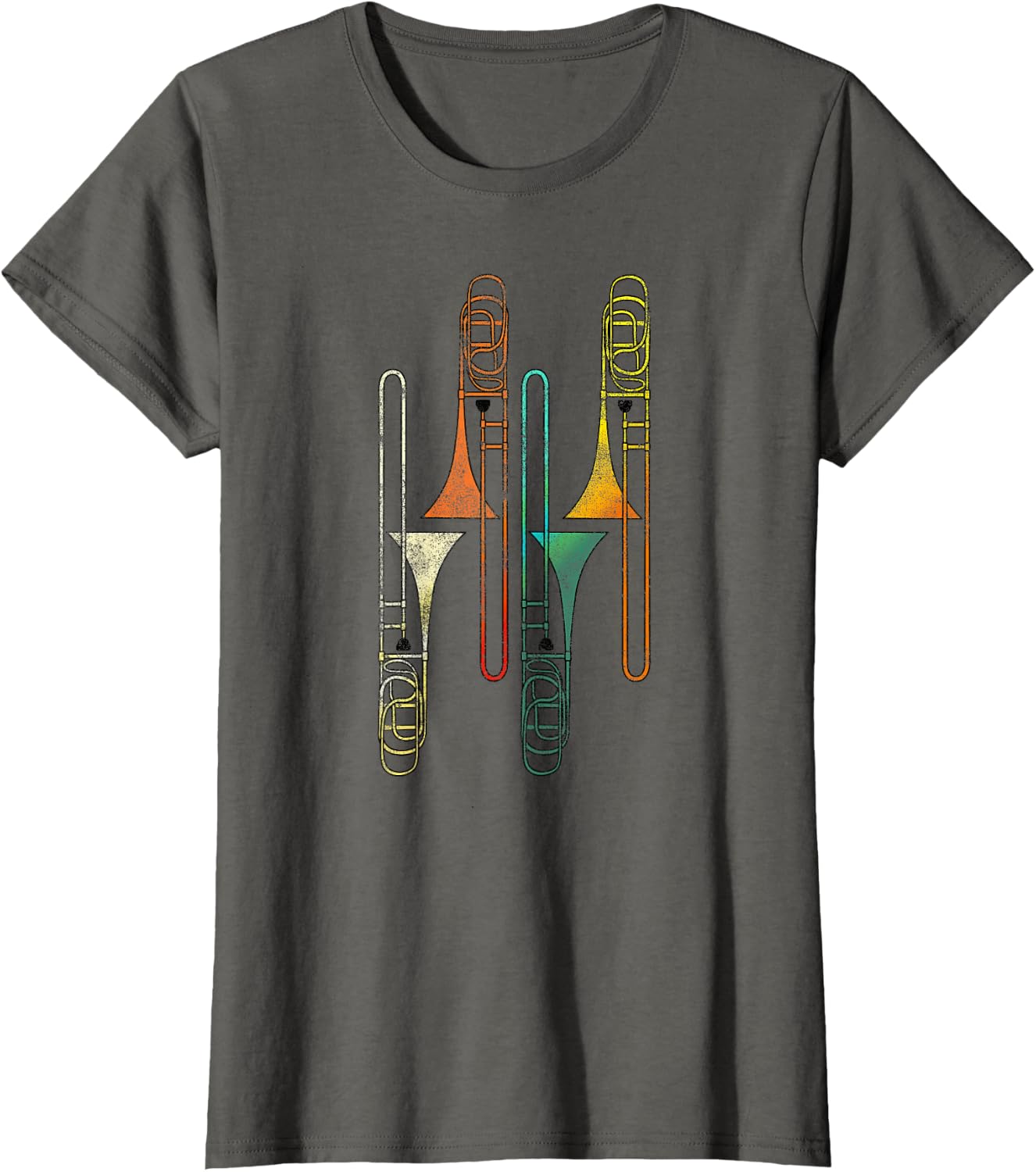 Retro Trombone - Jazz T-Shirt