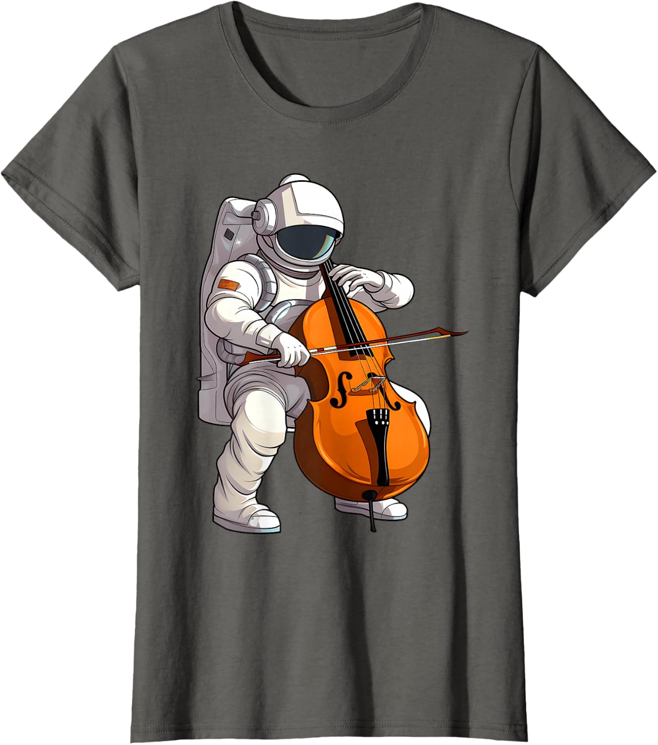 Cool Cello Art Cellist Music Cello Player Astronaut Design T-Shirt