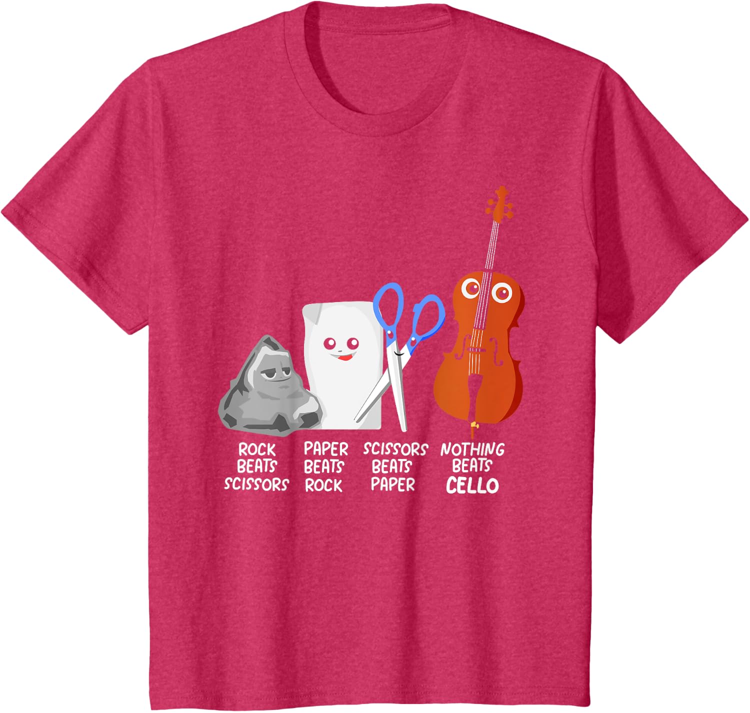 Nothing Beats Cello Quote Shirt Funny Cellist Gift Kids T-Shirt