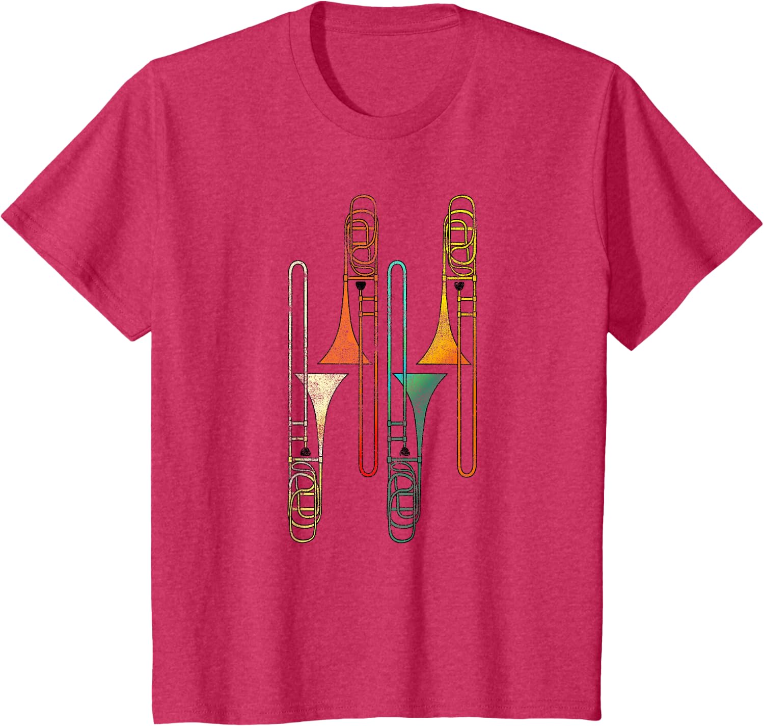 Retro Trombone - Jazz T-Shirt