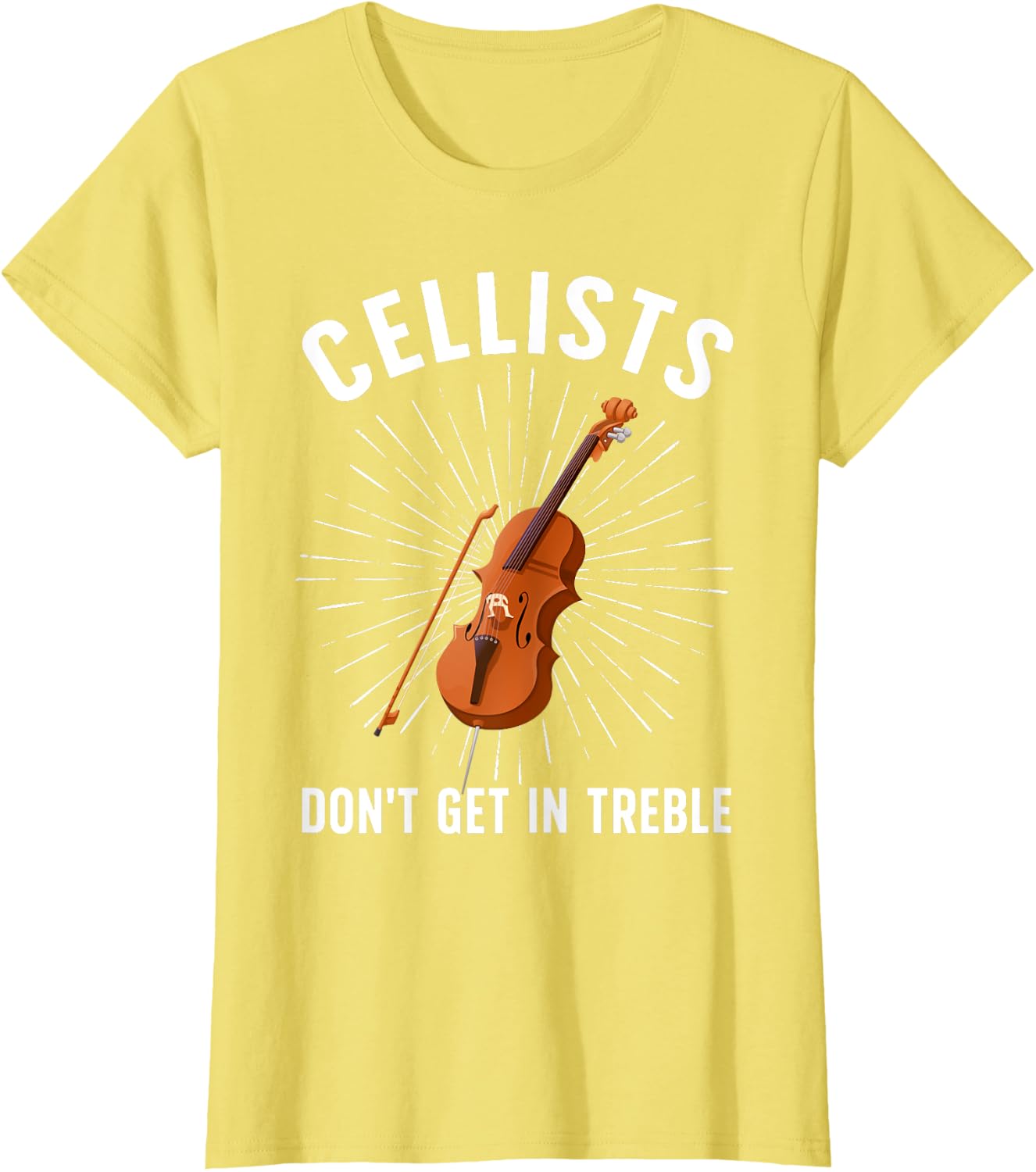 Best Cello Player Art for Men Women Kids Cello Lover Cellist T-Shirt