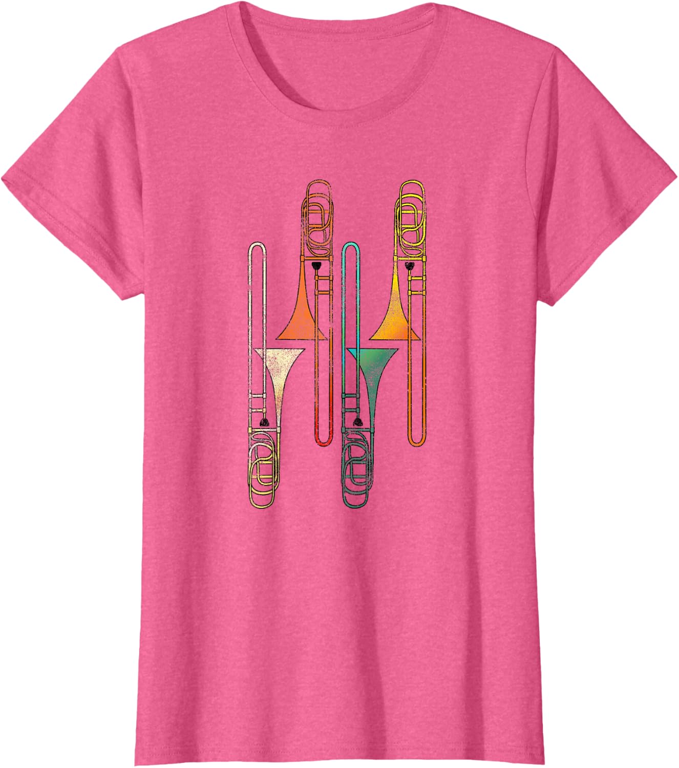 Retro Trombone - Jazz T-Shirt