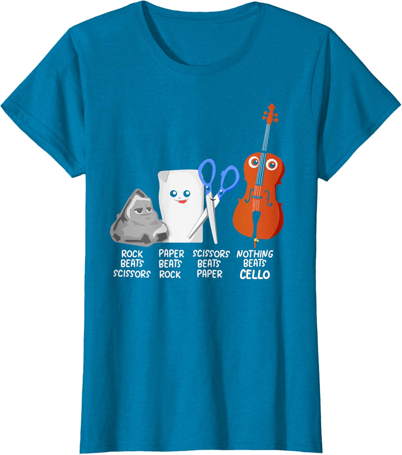 Nothing Beats Cello Quote Shirt Funny Cellist Gift Kids T-Shirt