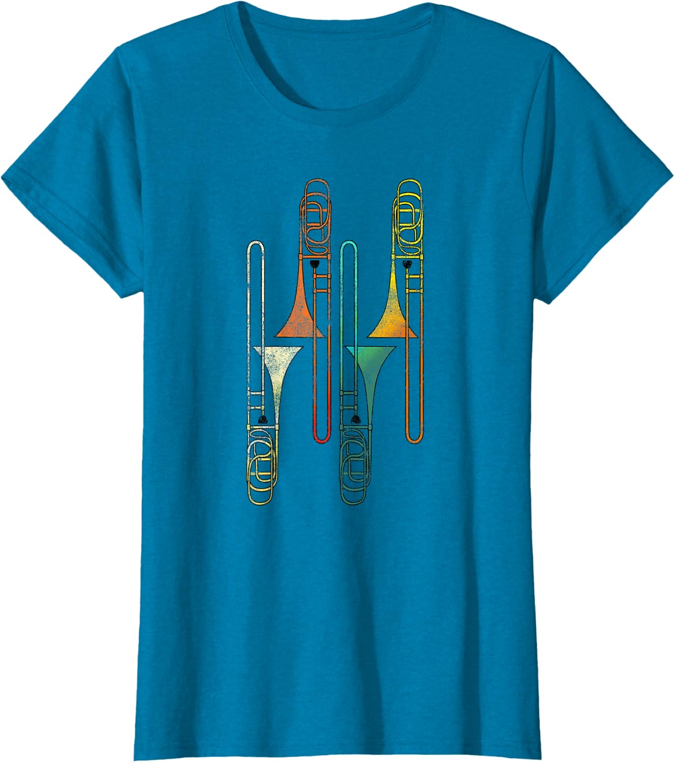 Retro Trombone - Jazz T-Shirt
