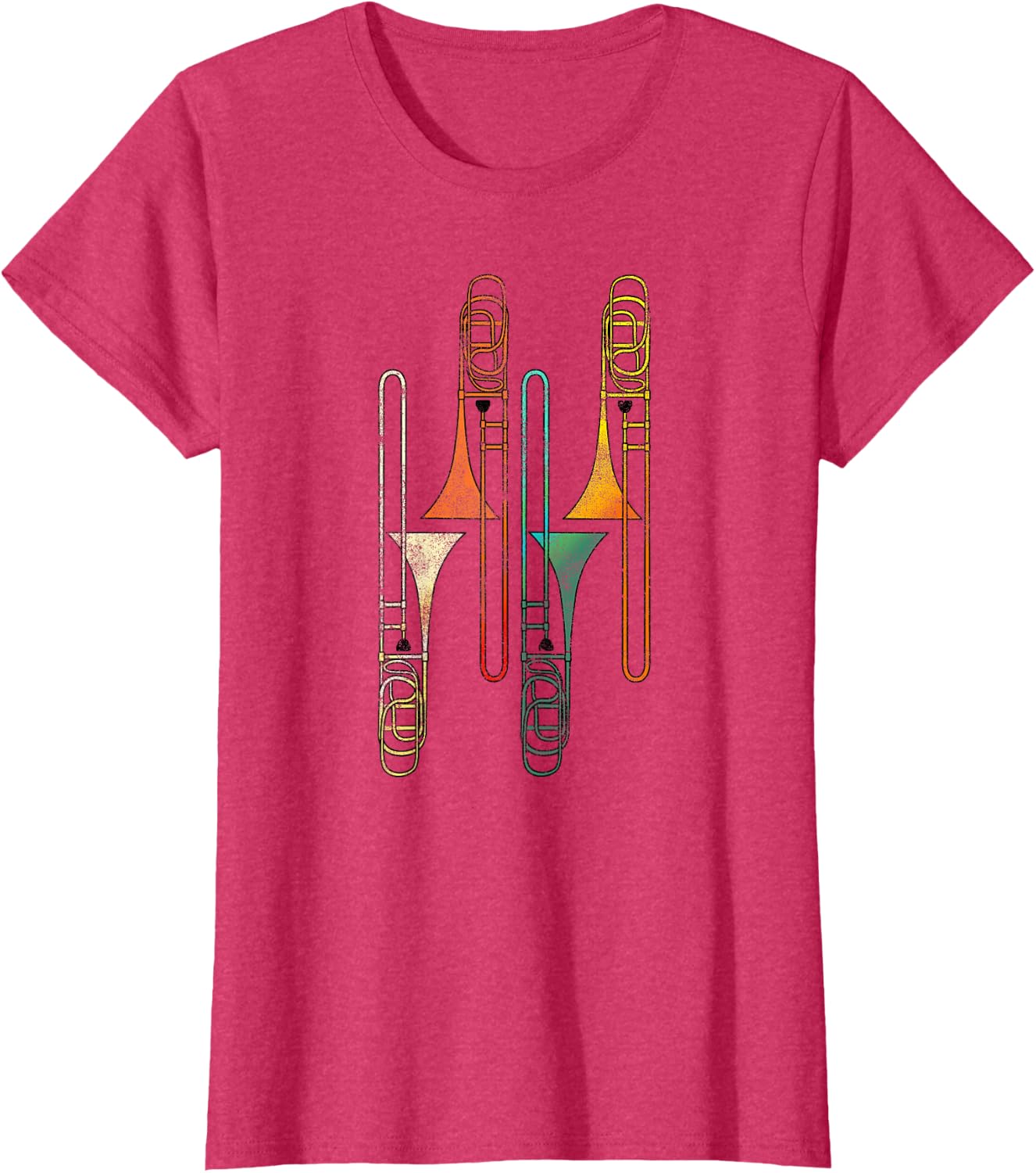 Retro Trombone - Jazz T-Shirt
