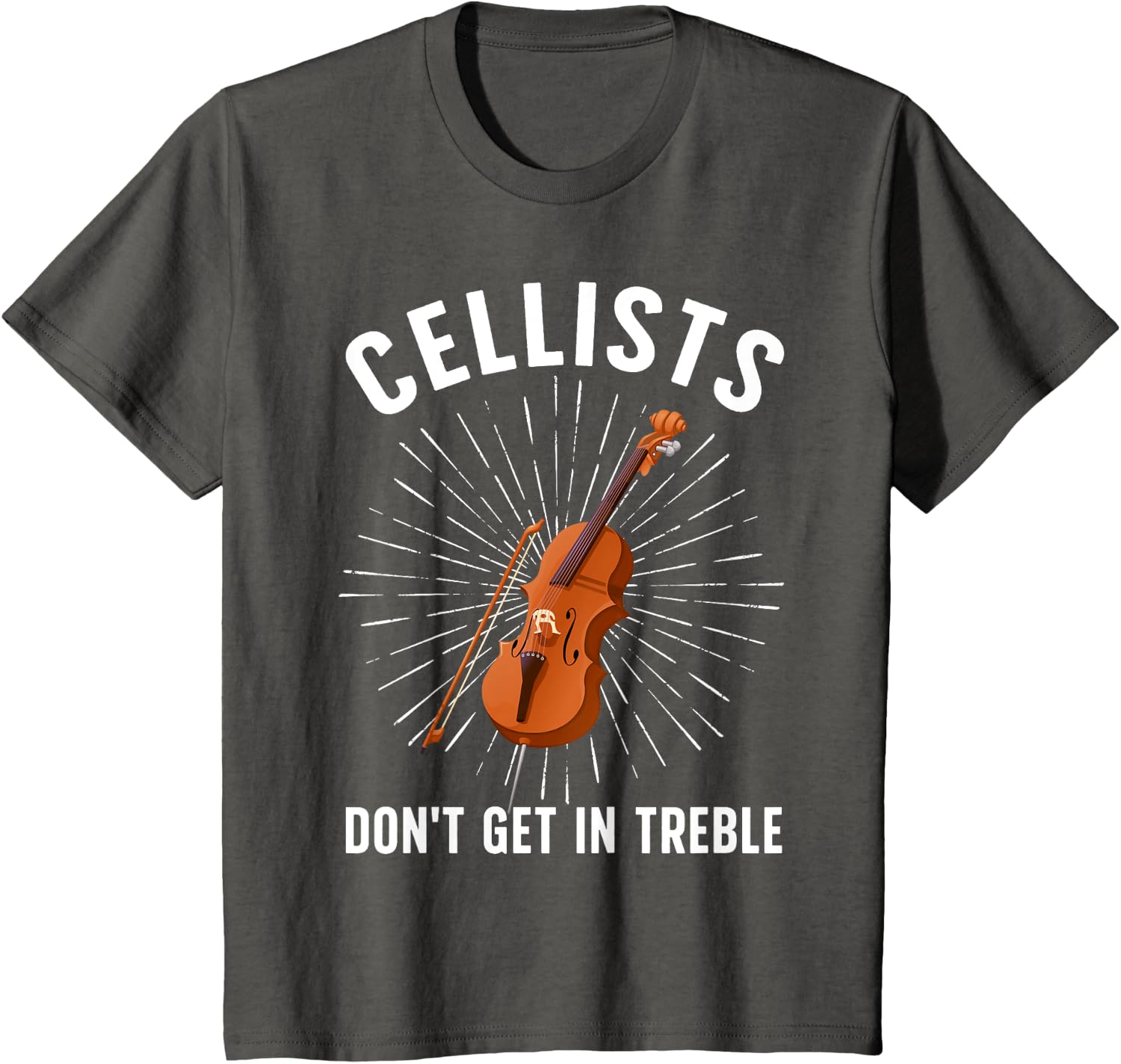 Best Cello Player Art for Men Women Kids Cello Lover Cellist T-Shirt