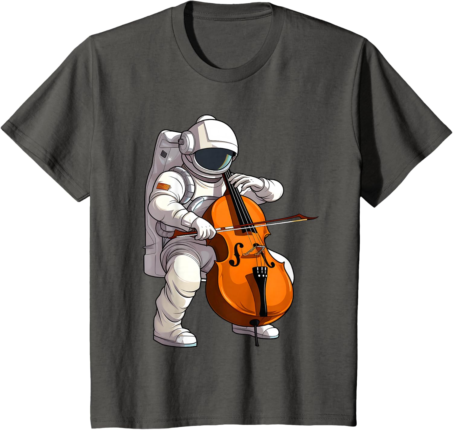 Cool Cello Art Cellist Music Cello Player Astronaut Design T-Shirt
