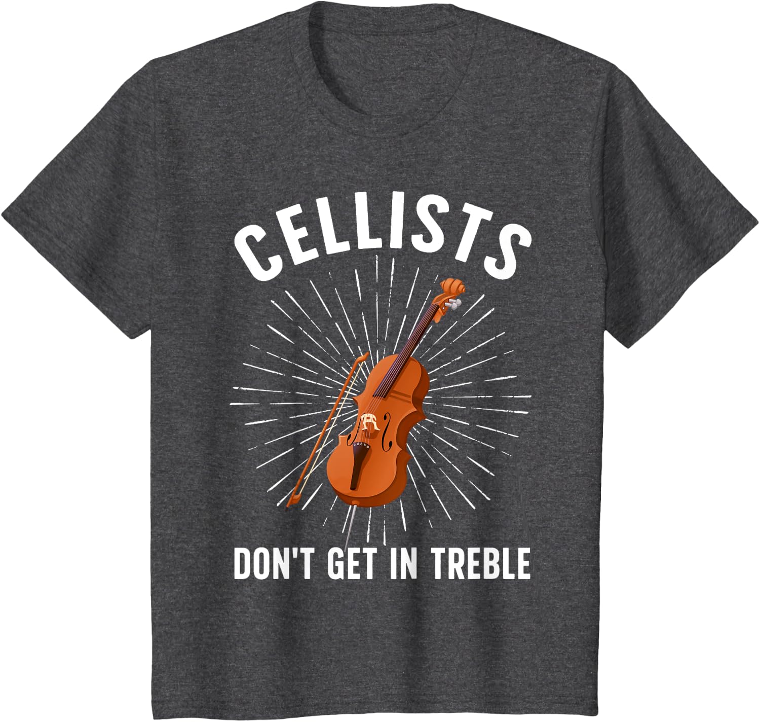 Best Cello Player Art for Men Women Kids Cello Lover Cellist T-Shirt