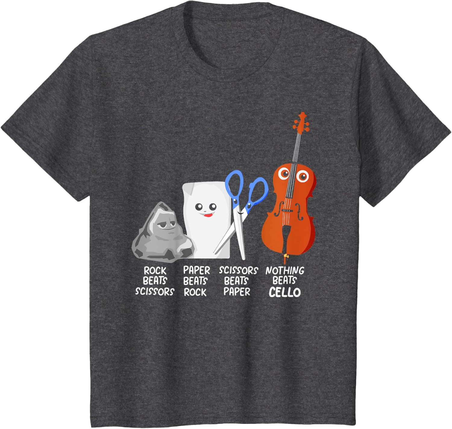 Nothing Beats Cello Quote Shirt Funny Cellist Gift Kids T-Shirt