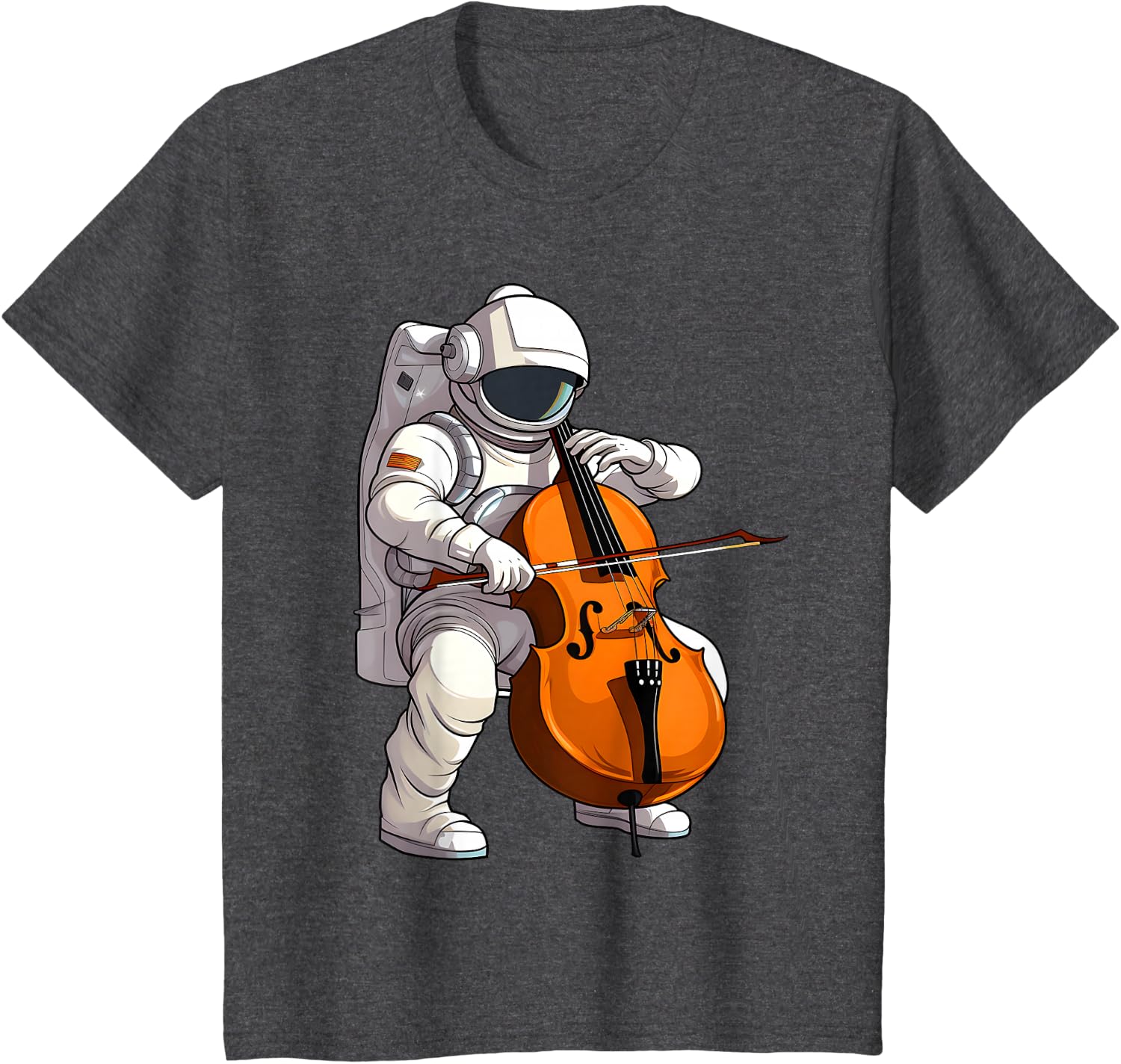 Cool Cello Art Cellist Music Cello Player Astronaut Design T-Shirt