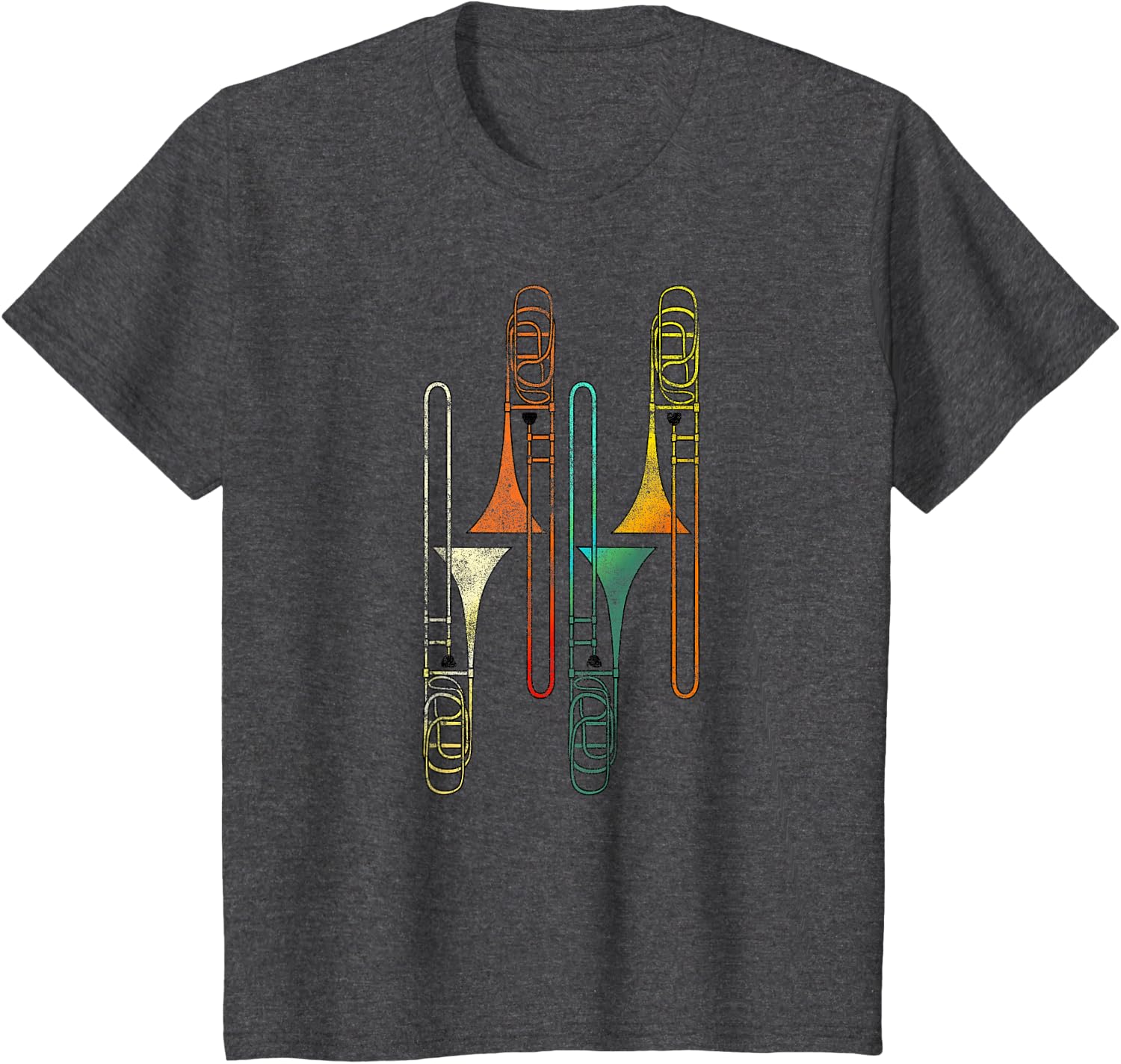 Retro Trombone - Jazz T-Shirt
