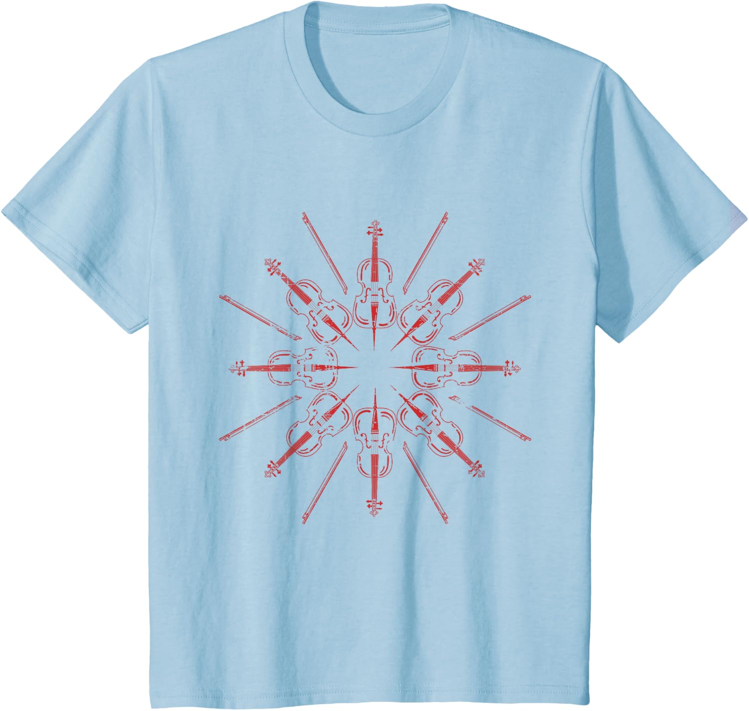 Cellists Music Gift Christmas Snowflake Cello T-Shirt