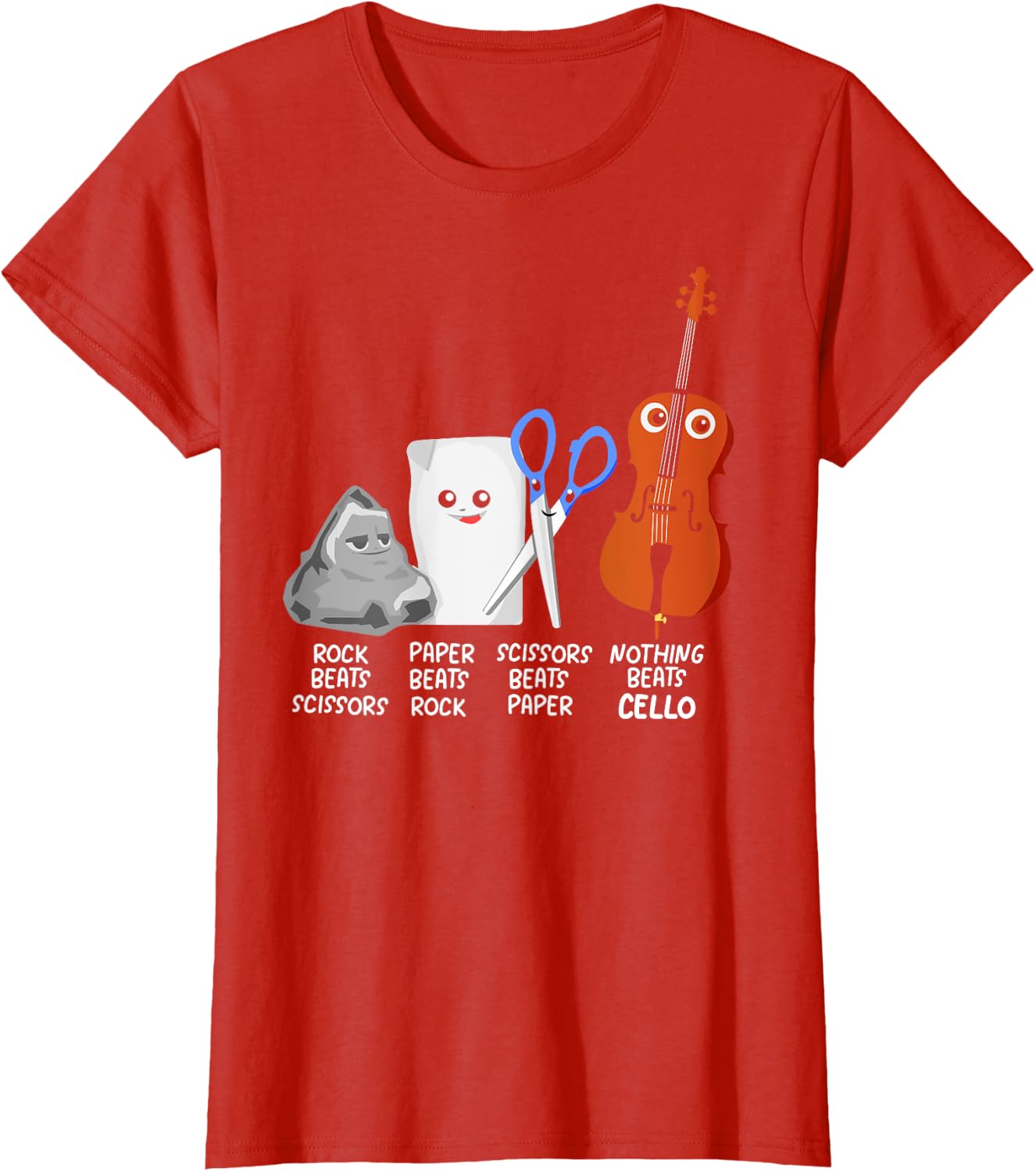 Nothing Beats Cello Quote Shirt Funny Cellist Gift Kids T-Shirt
