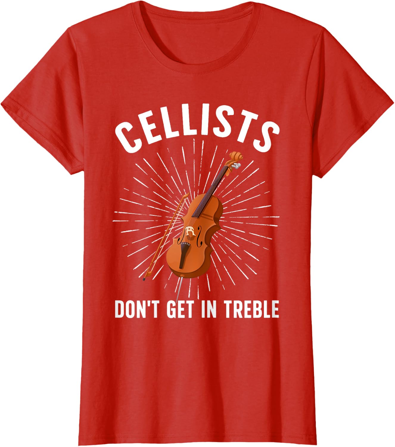 Best Cello Player Art for Men Women Kids Cello Lover Cellist T-Shirt