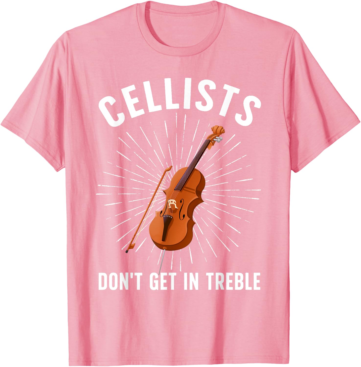 Best Cello Player Art for Men Women Kids Cello Lover Cellist T-Shirt