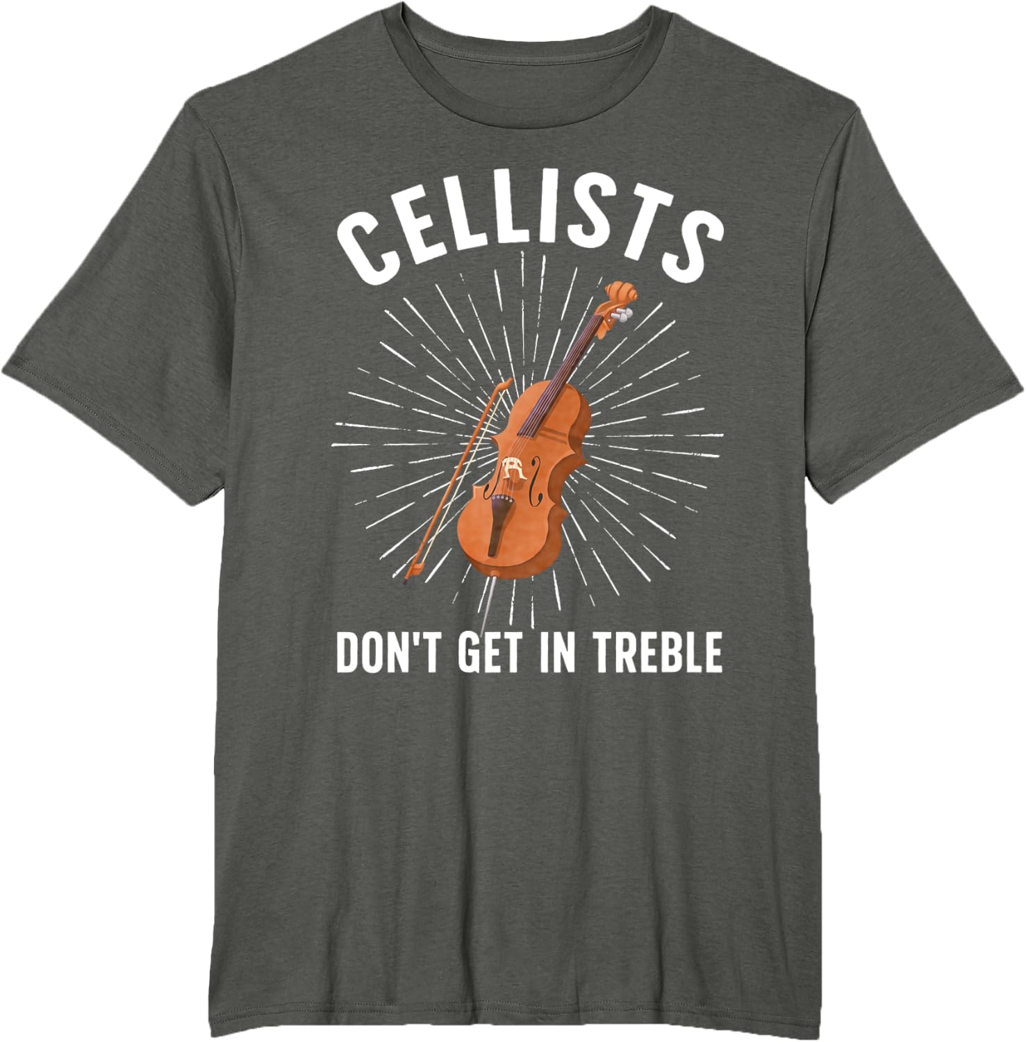 Best Cello Player Art for Men Women Kids Cello Lover Cellist T-Shirt