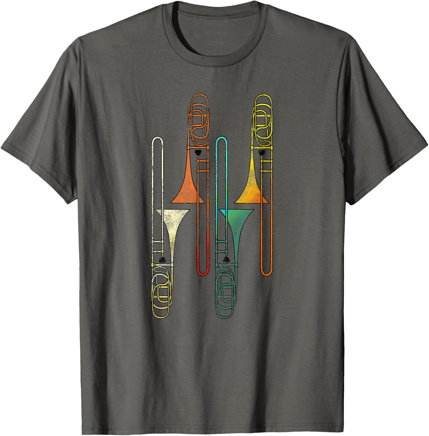 Retro Trombone - Jazz T-Shirt