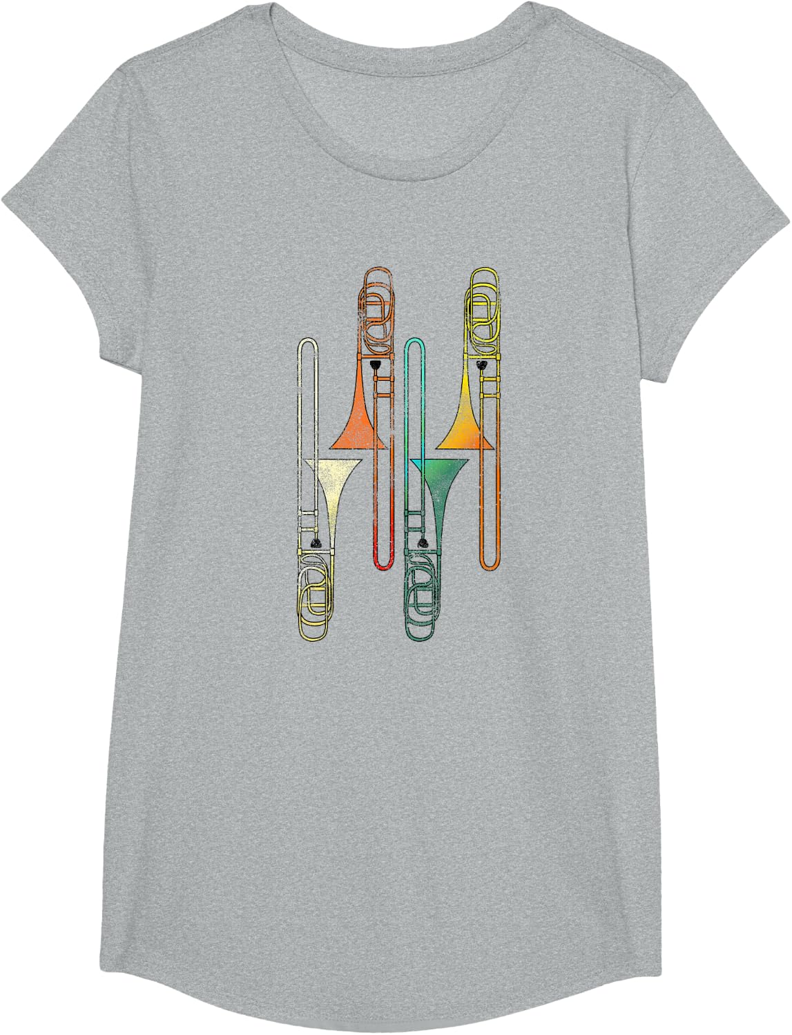 Retro Trombone - Jazz T-Shirt