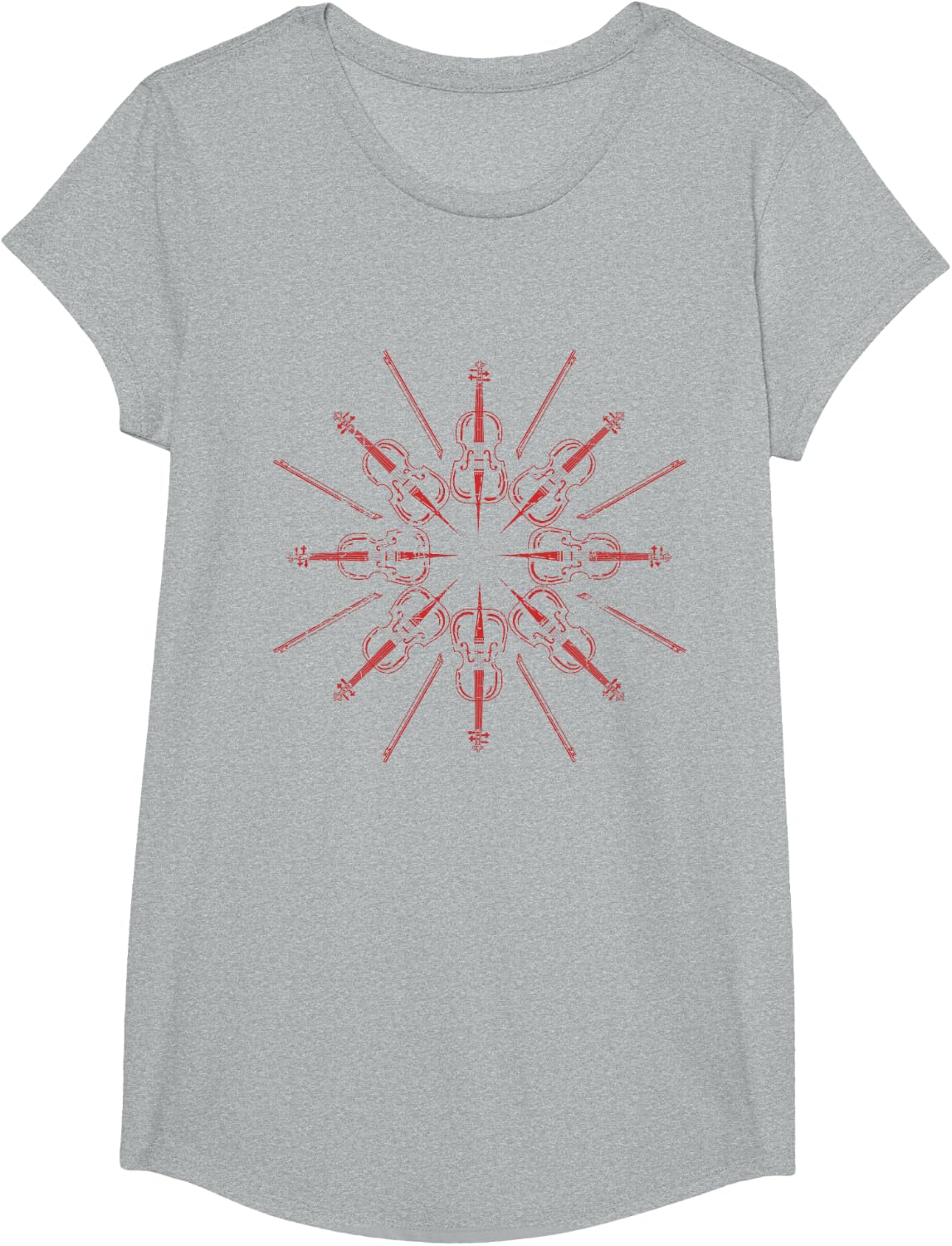 Cellists Music Gift Christmas Snowflake Cello T-Shirt