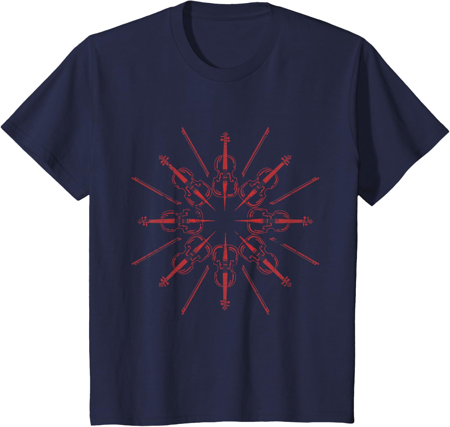 Cellists Music Gift Christmas Snowflake Cello T-Shirt