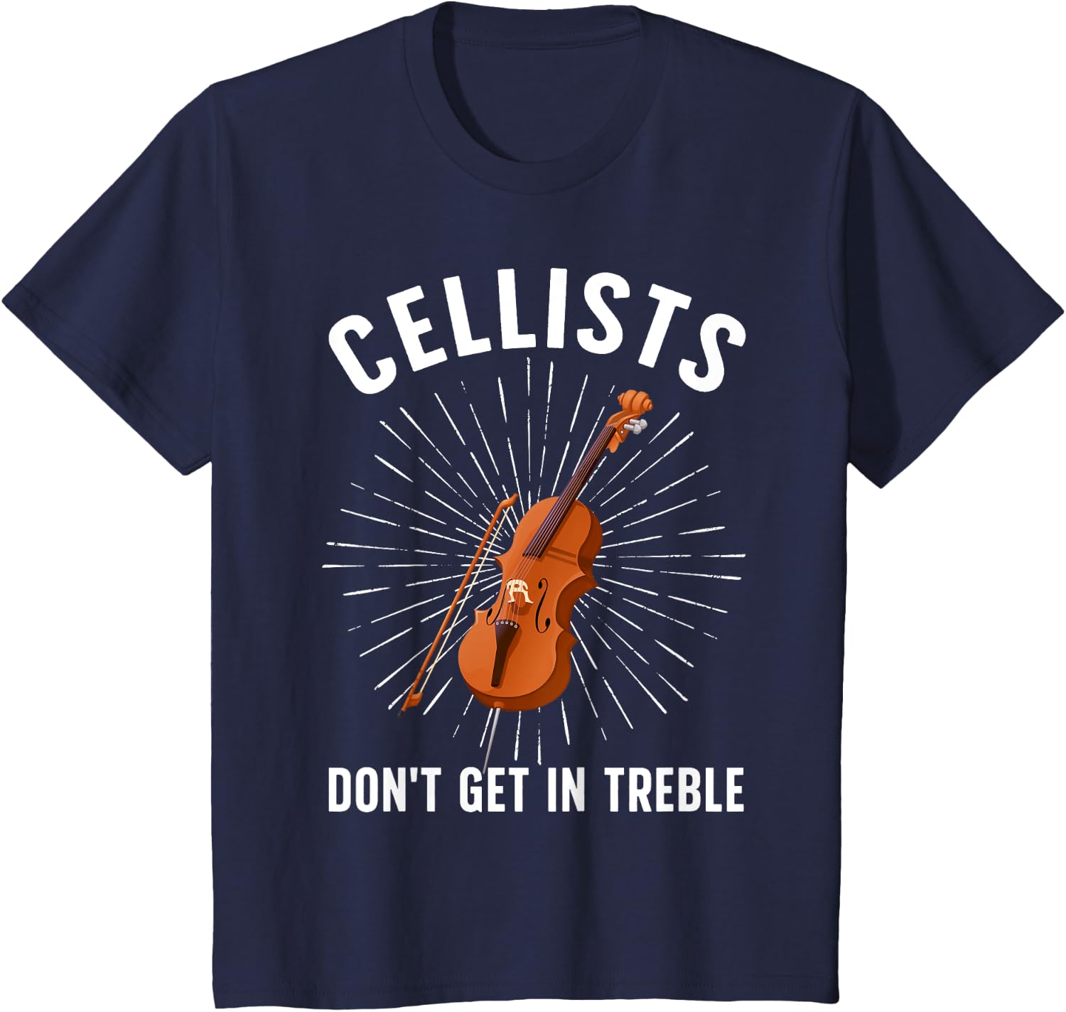 Best Cello Player Art for Men Women Kids Cello Lover Cellist T-Shirt