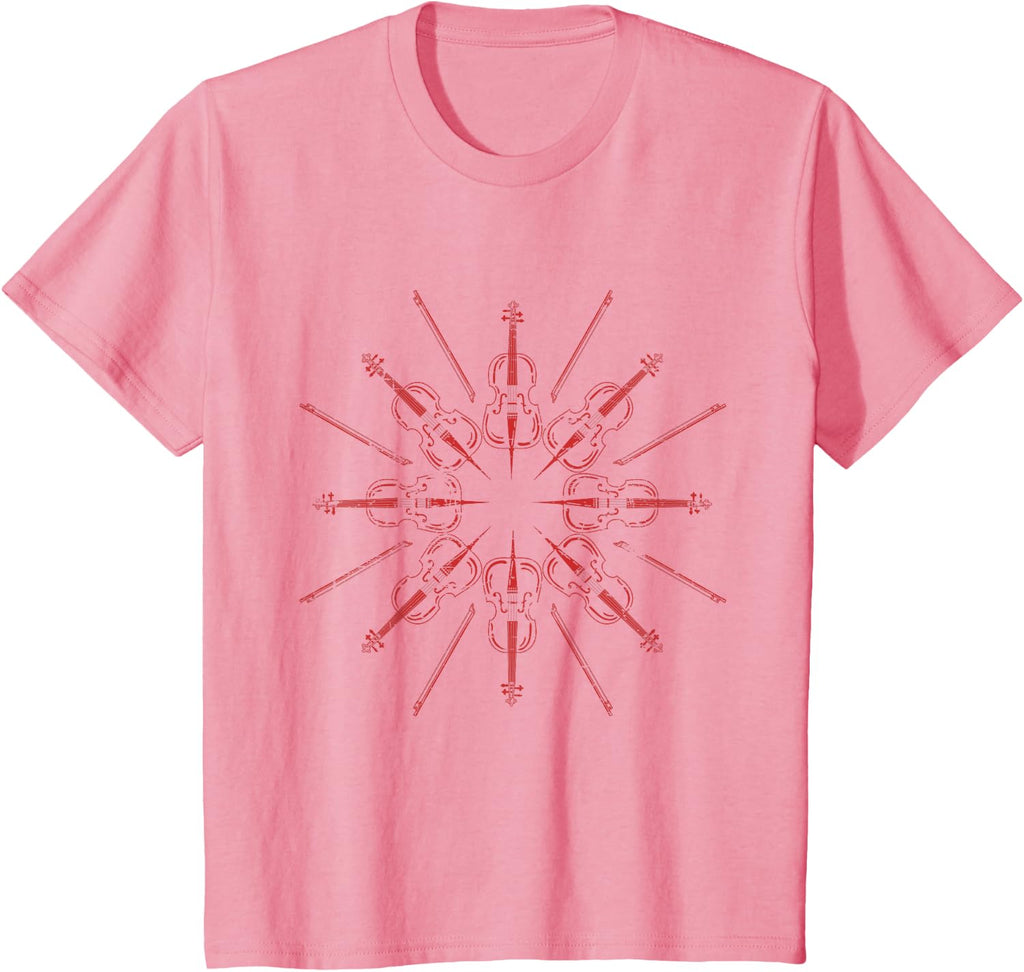 Cellists Music Gift Christmas Snowflake Cello T-Shirt